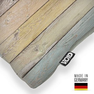 Kissenbezug, VOID (1 Stück), Sofa-Kissen holz pastell plank licht alt textur natürlich plank bunt Natur Wald Handwerk Farbe Baum Stamm