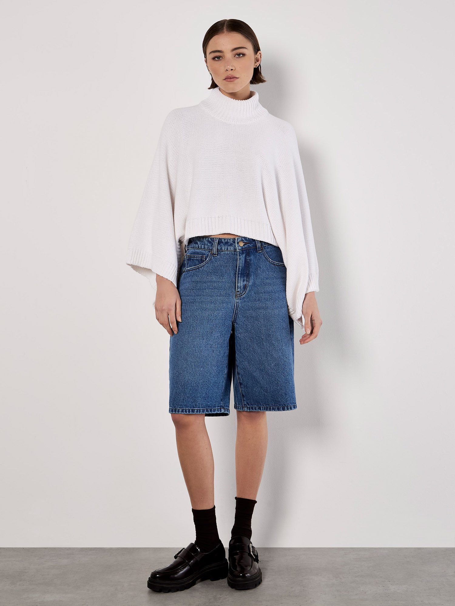 Strickpullover Cape-Pullover