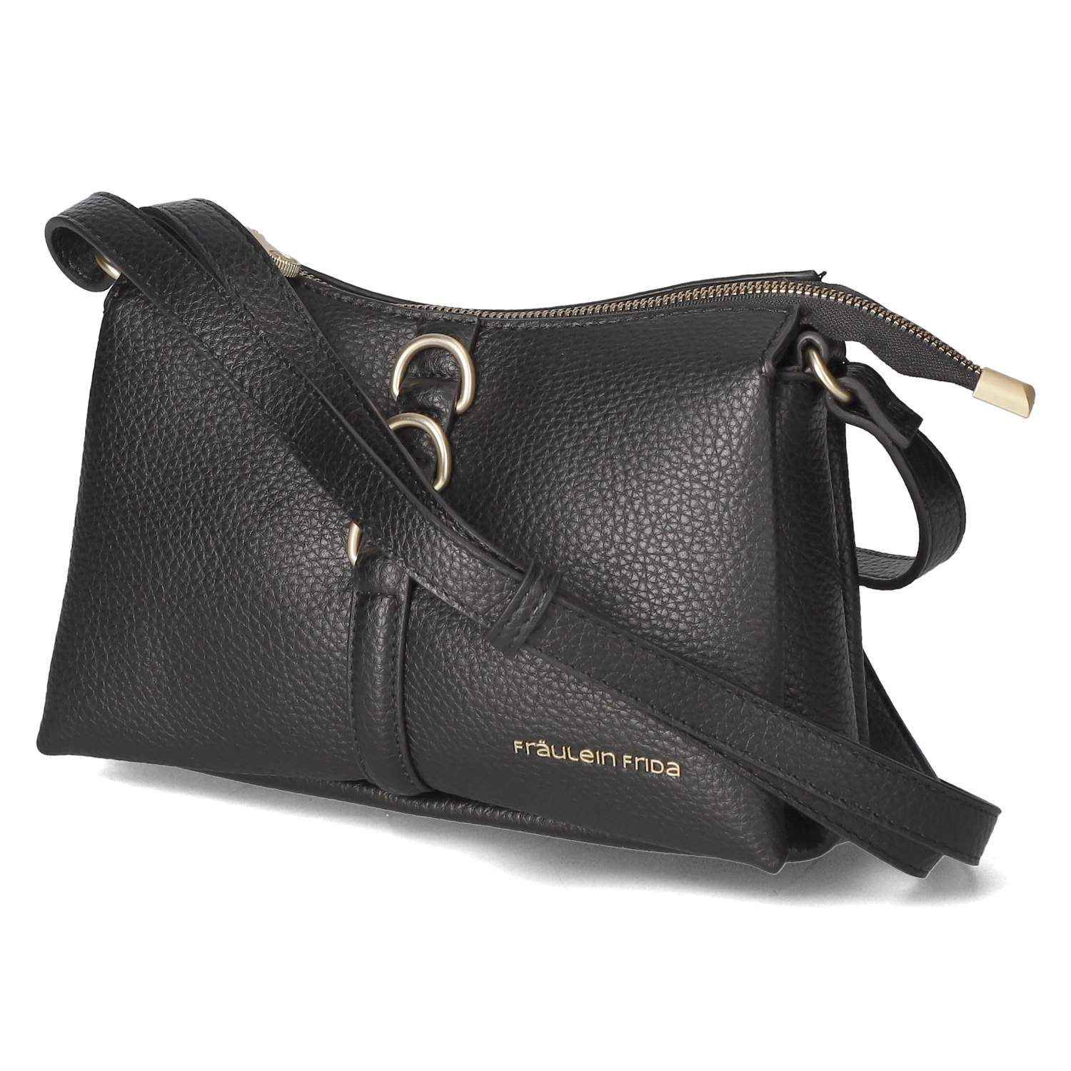 Fräulein Frida Handtasche Fräulein Frida FF2125,100 Damen Umhängetaschen Synthetik black