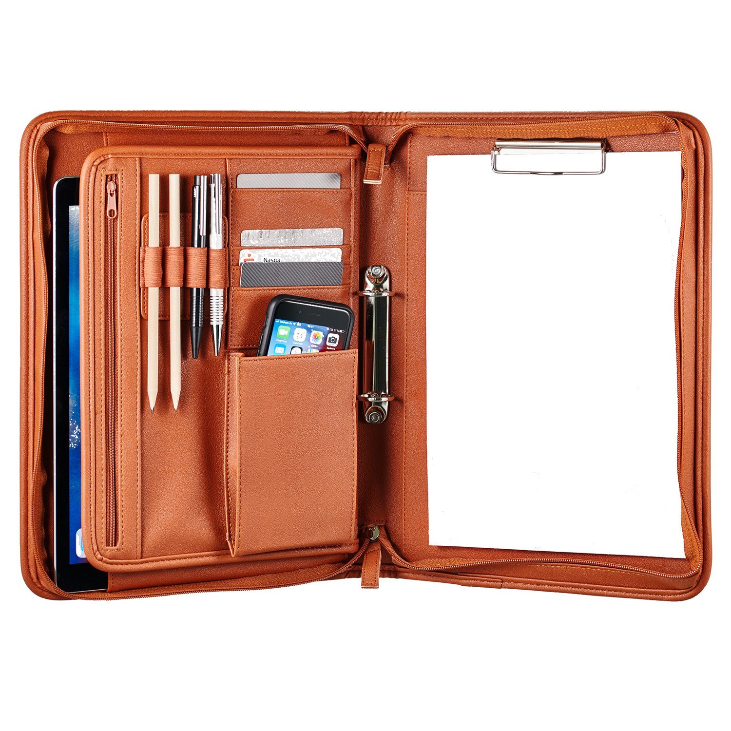 ONVAYA Konferenzmappe Dokumentenmappe A4, Aktenmappe, Businessmappe, Schrei günstig online kaufen