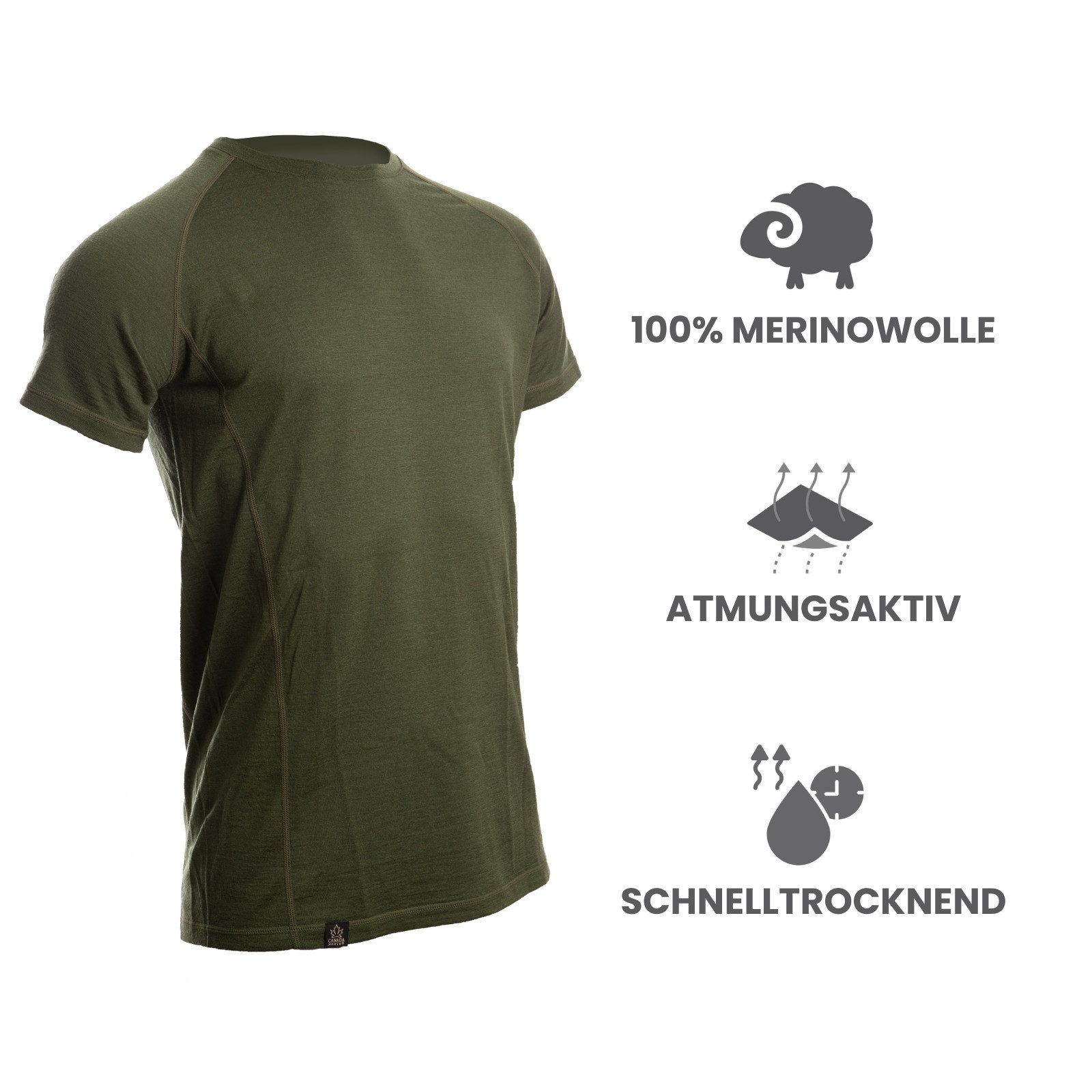 Canada North Funktionsunterhemd Kurzarmshirt Herren Chilcotin 2.0 Merino T- günstig online kaufen
