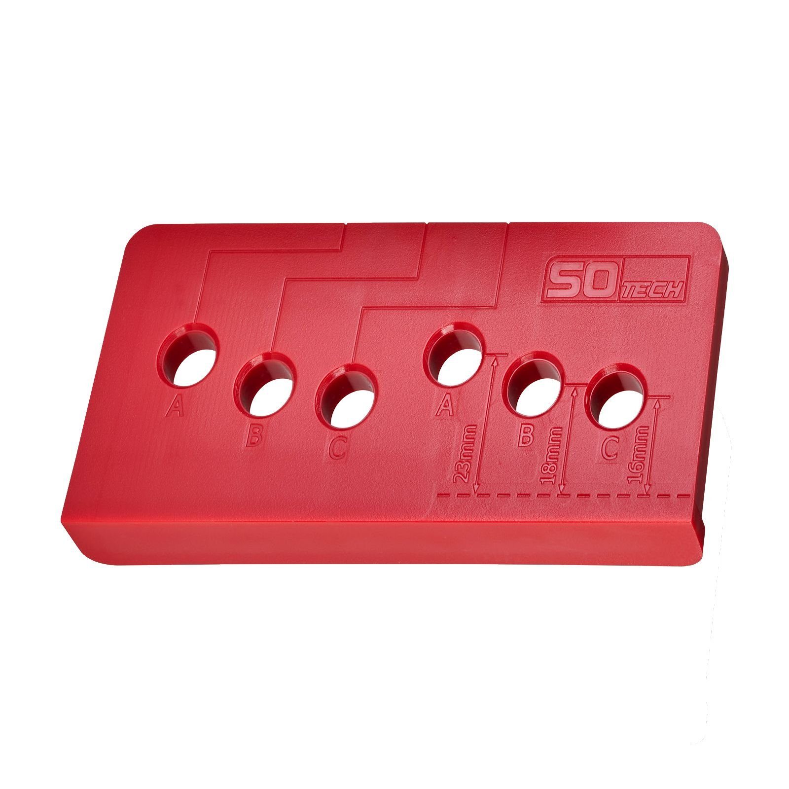 SO-TECH® Türgriff Montageschablone für Balkontürgriff SEJA II, Bohrschablon günstig online kaufen