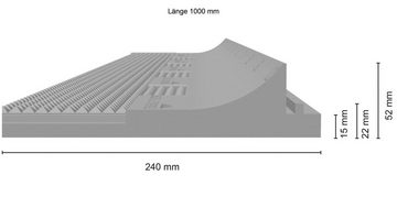 SCHELLENBERG Rollladenkastendämmung, (1-St), 2-teilig, 100 x 50 x 2,5 cm, zur Dämmung für große Rolladenkästen