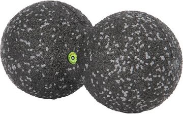 Blackroll Massagerolle BLACKROLL(R) DUOBALL 12 black/grey - boxed incl. Doming SCHWARZ/GRAU