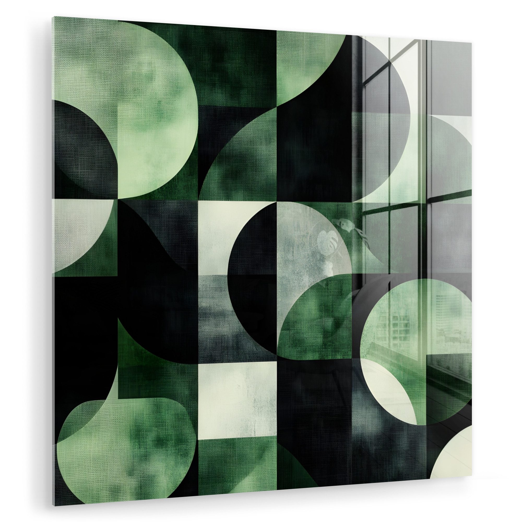 MuchoWow Acrylglasbild Abstrakt - Grün - günstig online kaufen