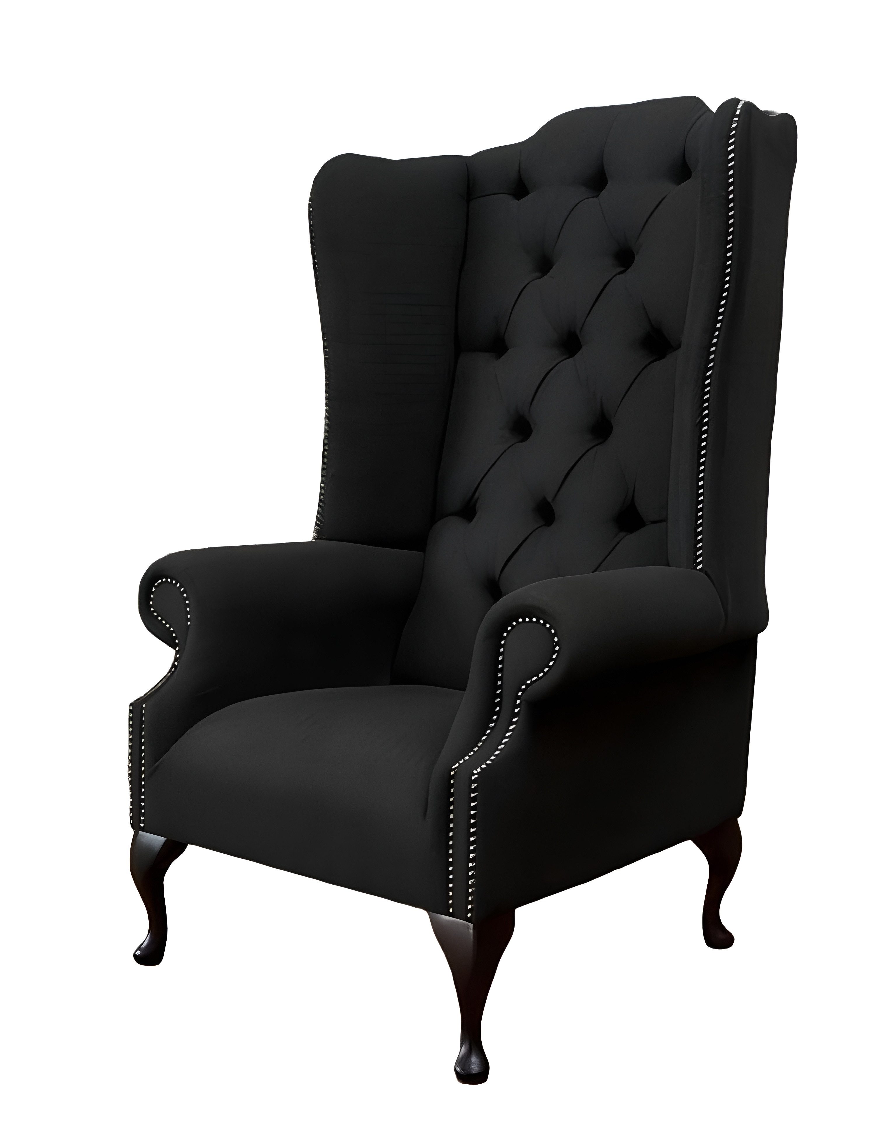 Xlmoebel Ohrensessel Einzelsitzer Ohrensessel aus Stoff im Luxus-Design von Chesterfield (Ohrensessel (1 Setzer), Hergestellt in Europa