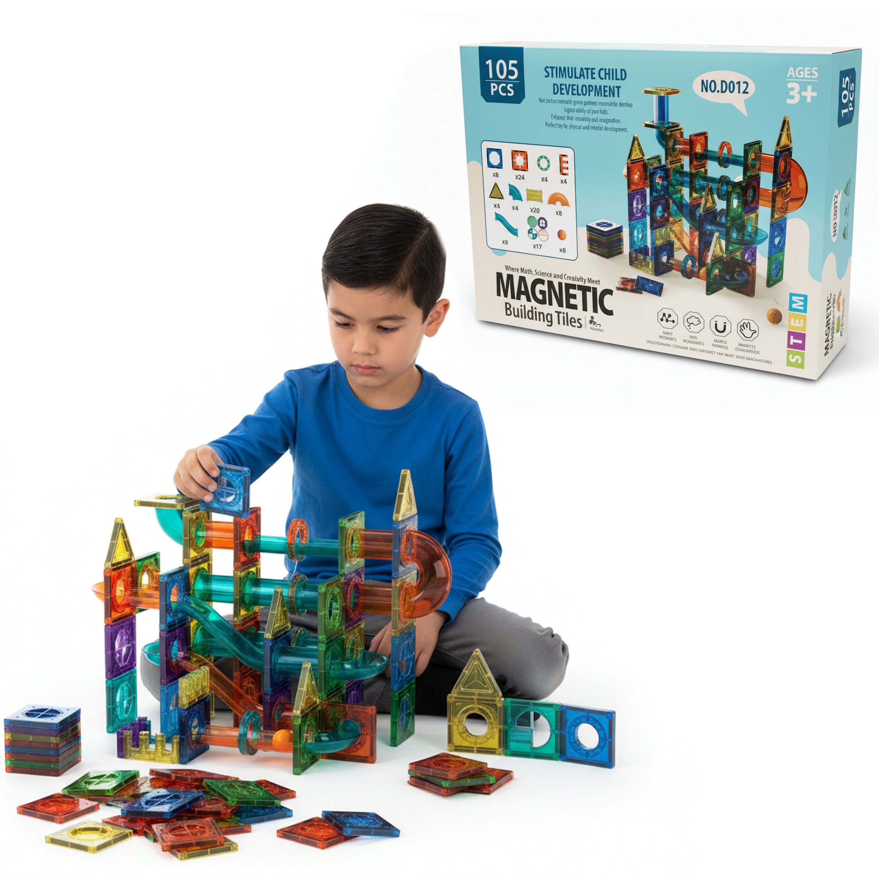 COIL Magnetische Bauklötze, Magnetische Konstruktionsbeläge Magnetspielbaus günstig online kaufen