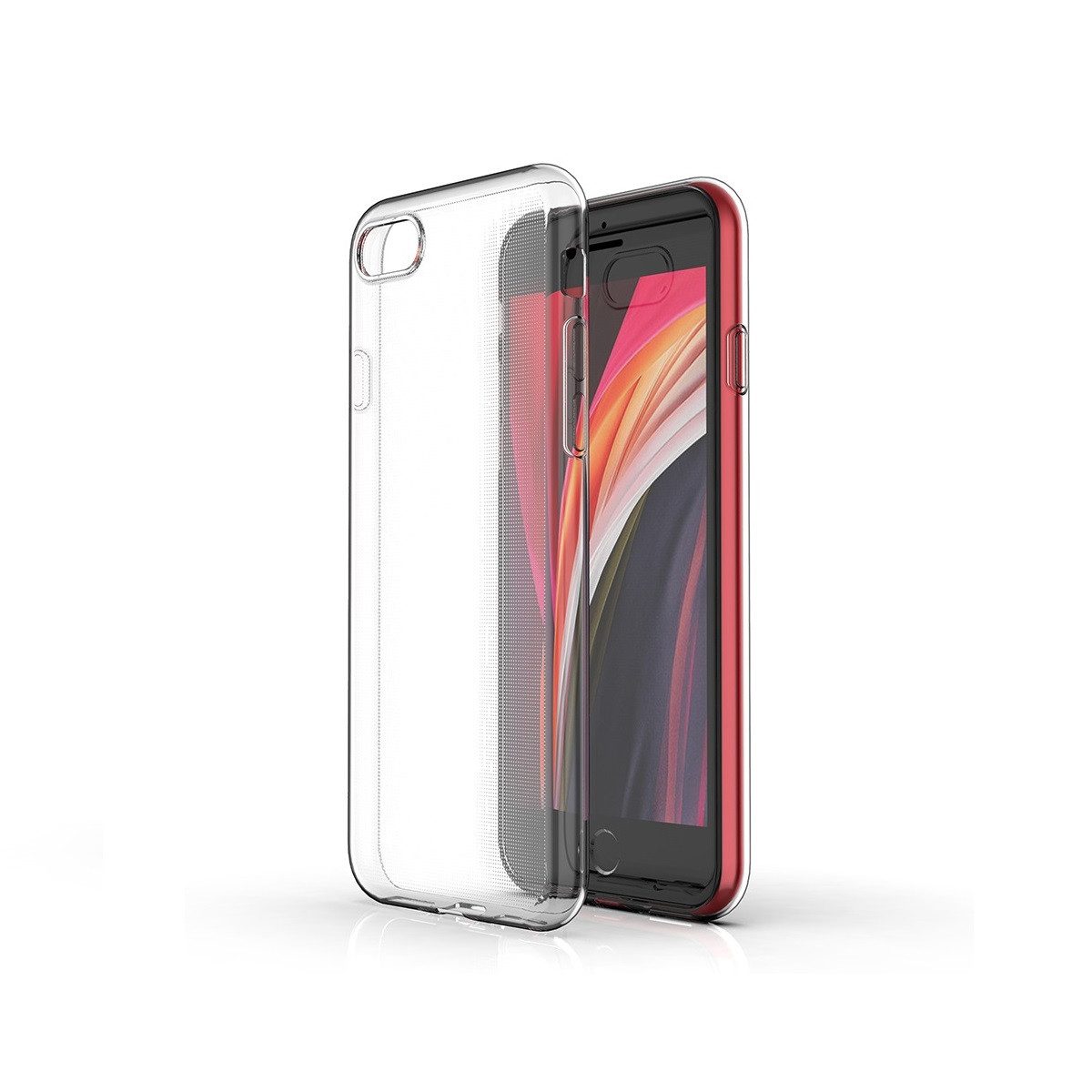 Ventarent Handyhülle Handy Hülle Case transparent passt für iPhone SE 2. + 3. Generation 4,7", transparent, vergilbungsfrei, wireless charging