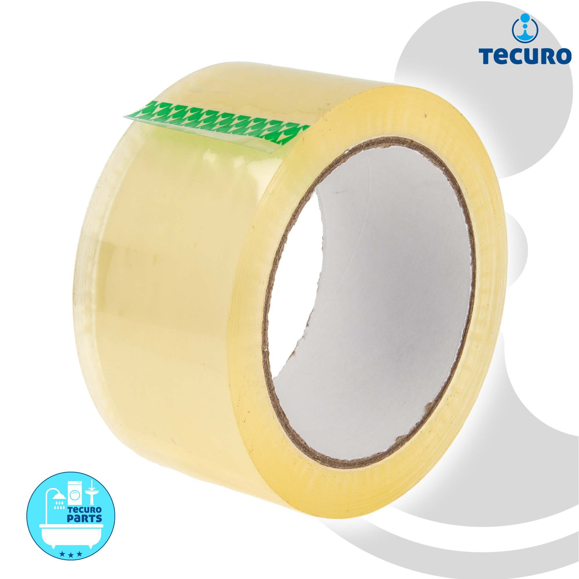 tecuro Klebeband PREMIUM Acrylat-Paketklebeband PP31, transparent, 50 mm x günstig online kaufen