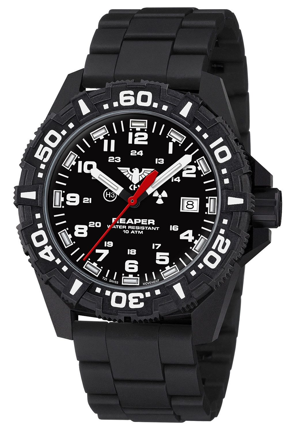 KHS Schweizer Uhr Reaper MKII mit NEOCARB-Band