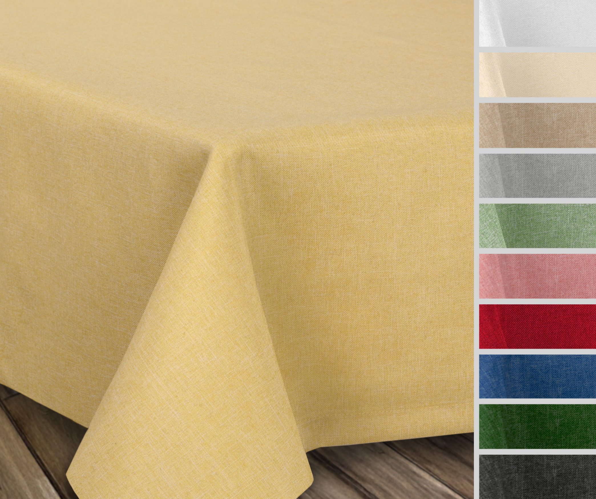 Beautex Tischdecke Fleckenabweisende bügelfreie Tischdecke mit Lotuseffekt, günstig online kaufen