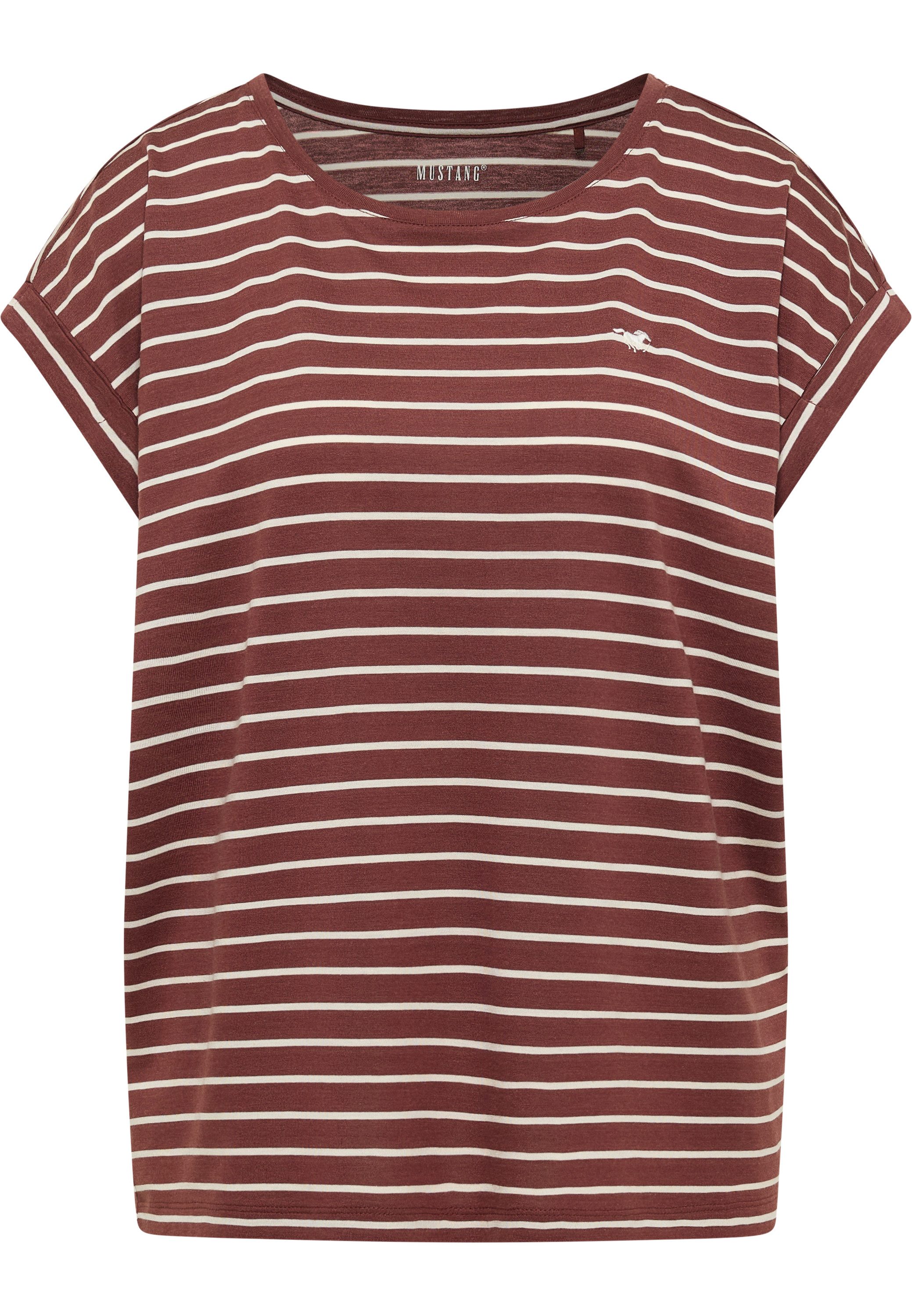 MUSTANG Kurzarmshirt Damen Style Lesley