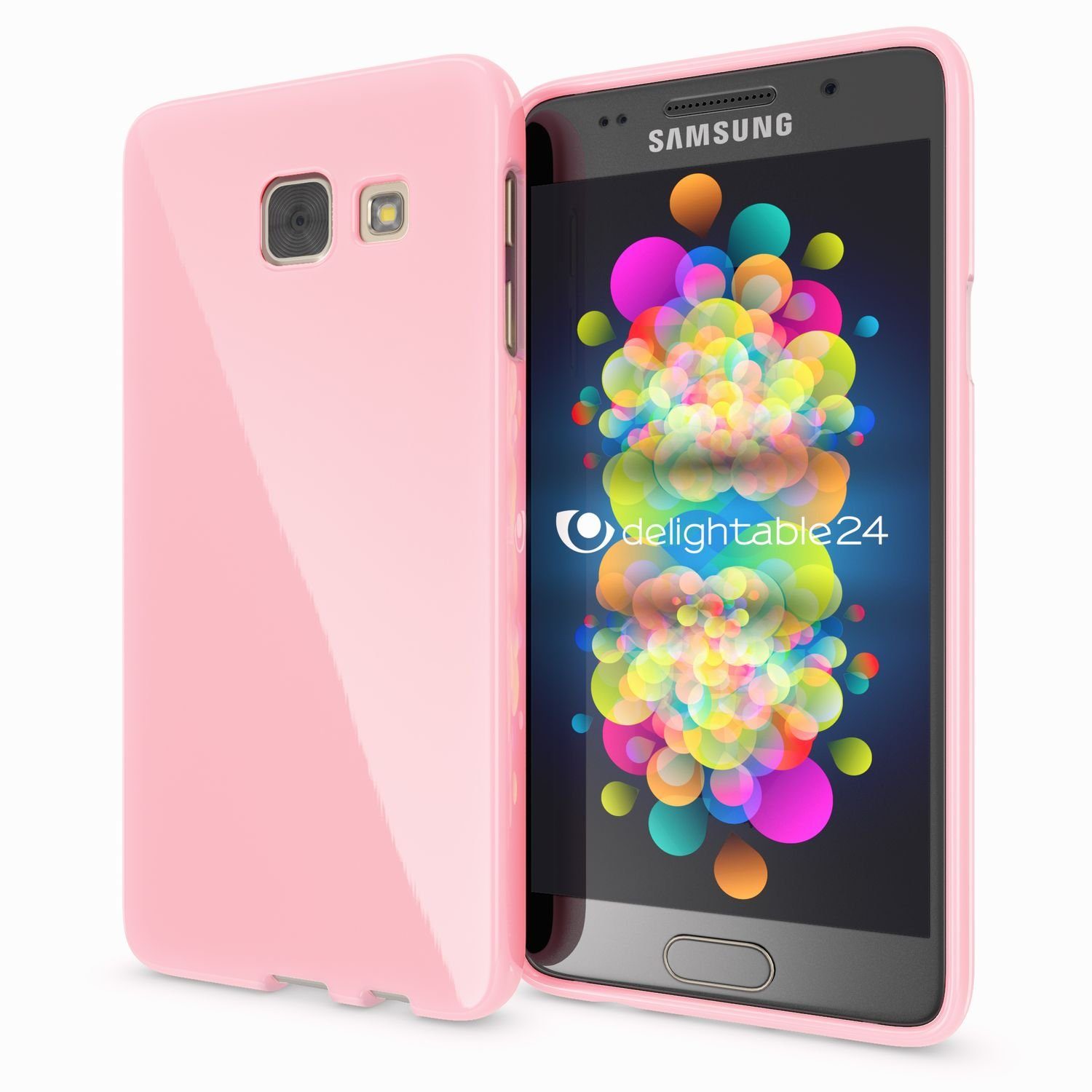 Nalia Smartphone-Hülle Samsung Galaxy A3 (2017), Silikon Hülle / Dünne Schutzhülle / Soft Case / Slim Cover