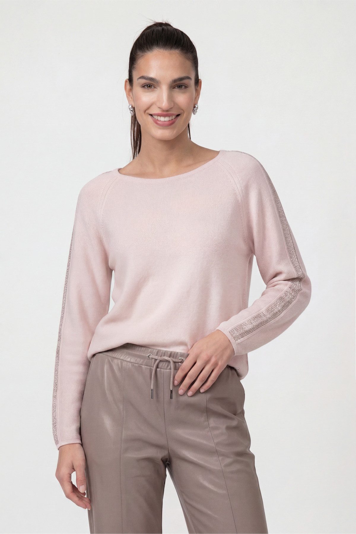 Rundhalspullover Pullover Basic Schmuck