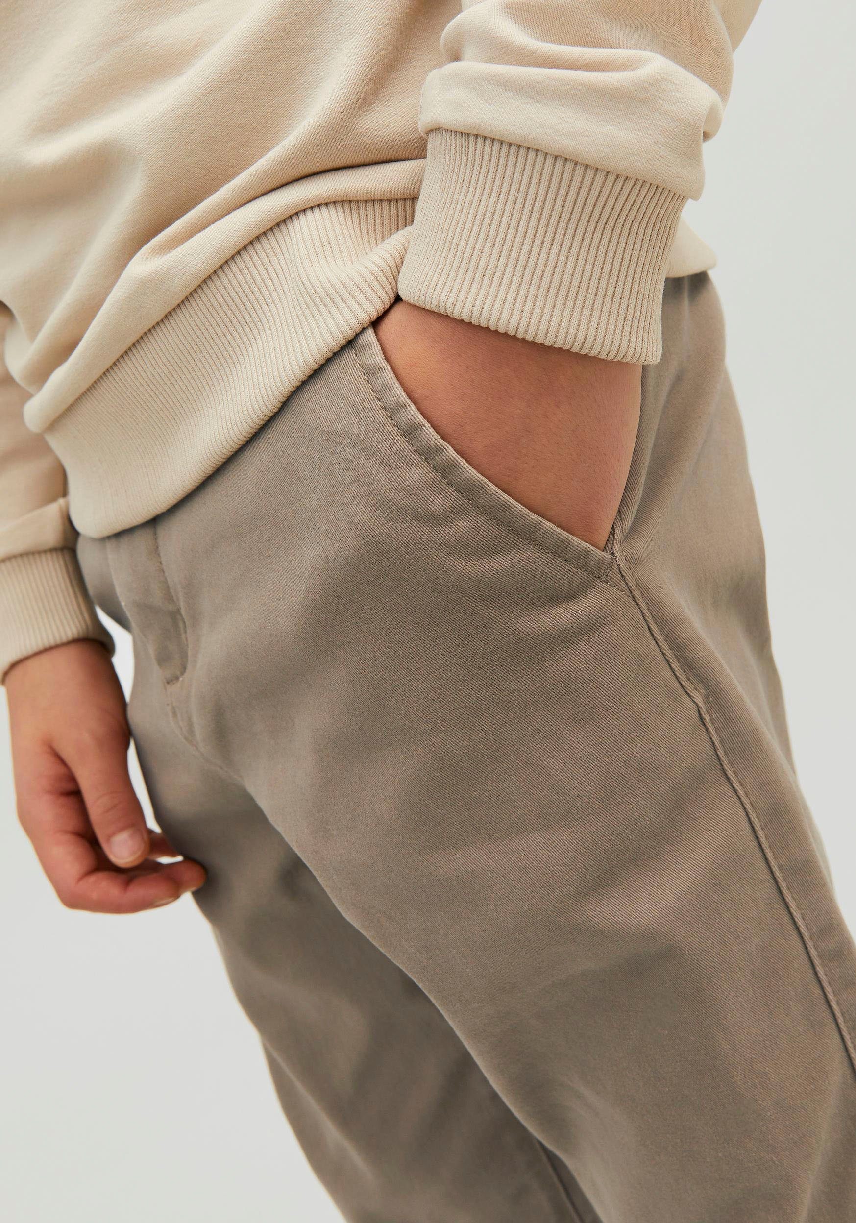Jack & Jones Junior Chinos JPSTMARCO bequem, kombinierbar, mittlere Taille unifarben, modisch, regular fit, Web