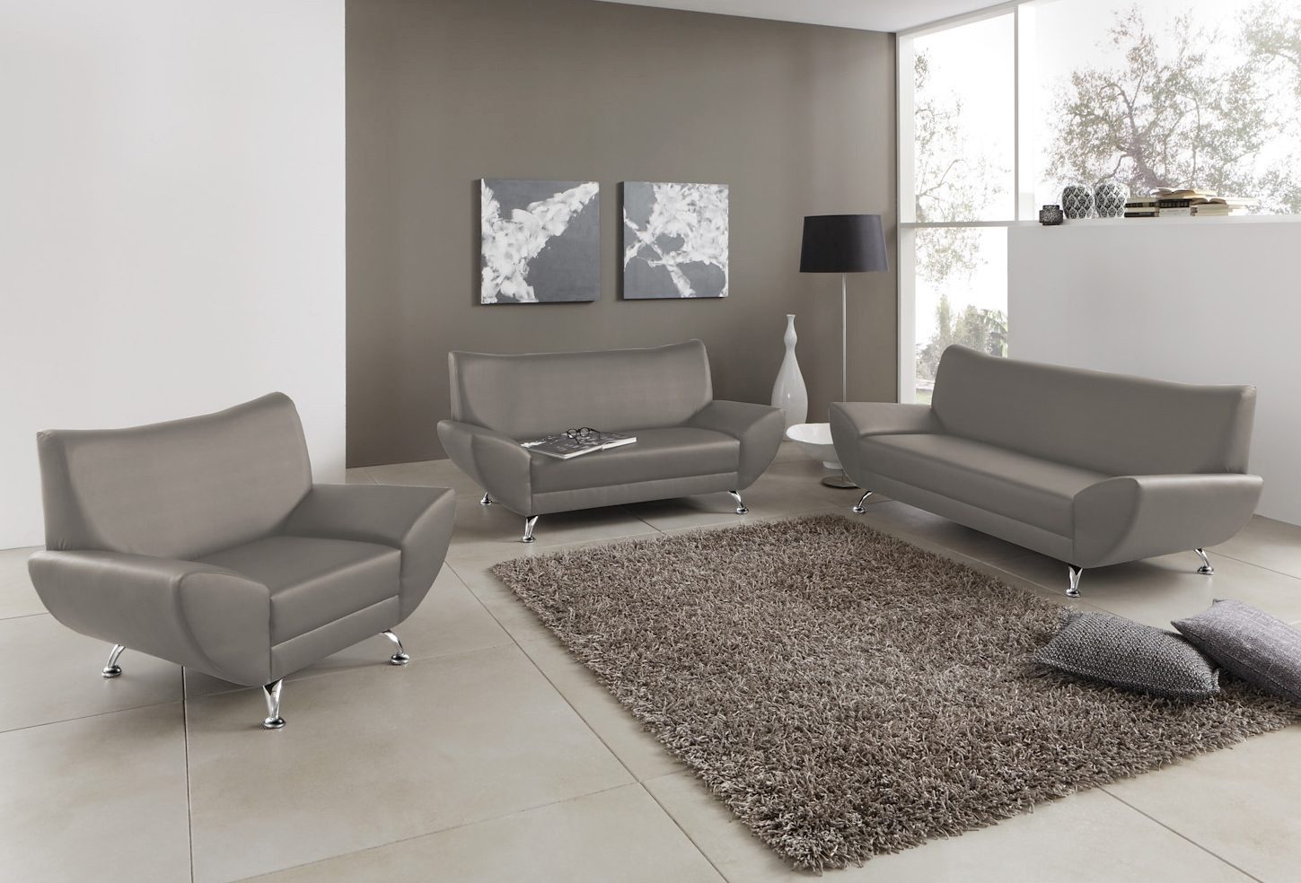 Home affaire Sessel Saltare elegant und komfortabel, toller Designfuß, Breite 112cm – Bild 4 von 5