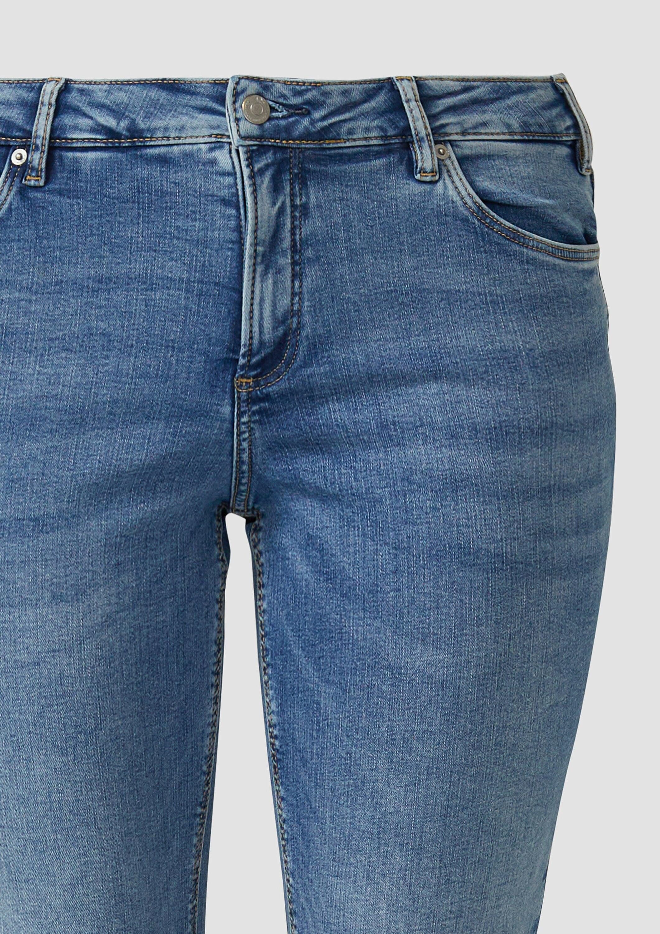 QS Regular-fit-Jeans Jeans-Hose Jeans / Slim Fit / Mid Rise / Straight Leg