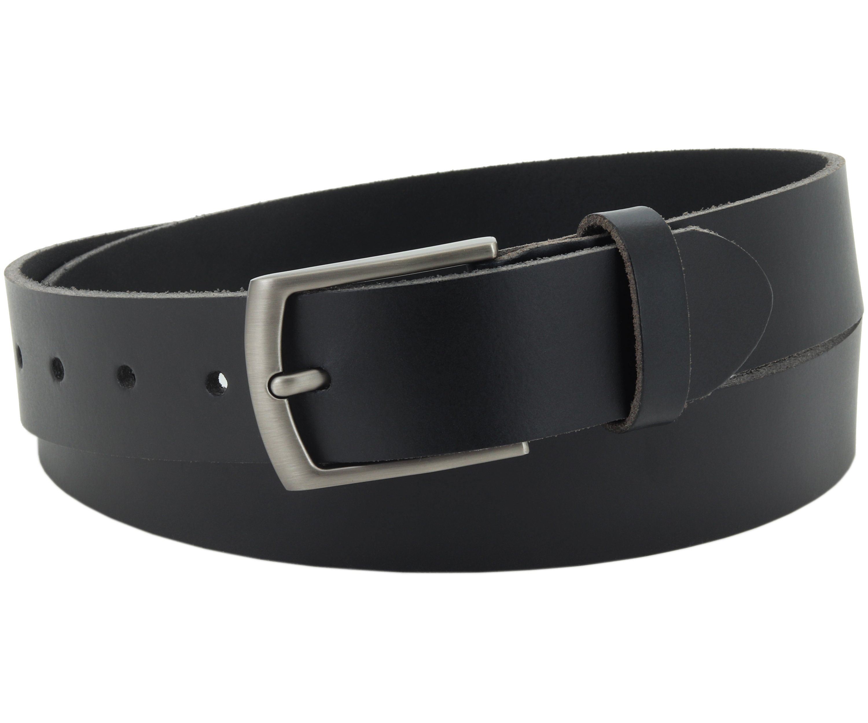 Ledergürtel OM423-PL-Schwarz