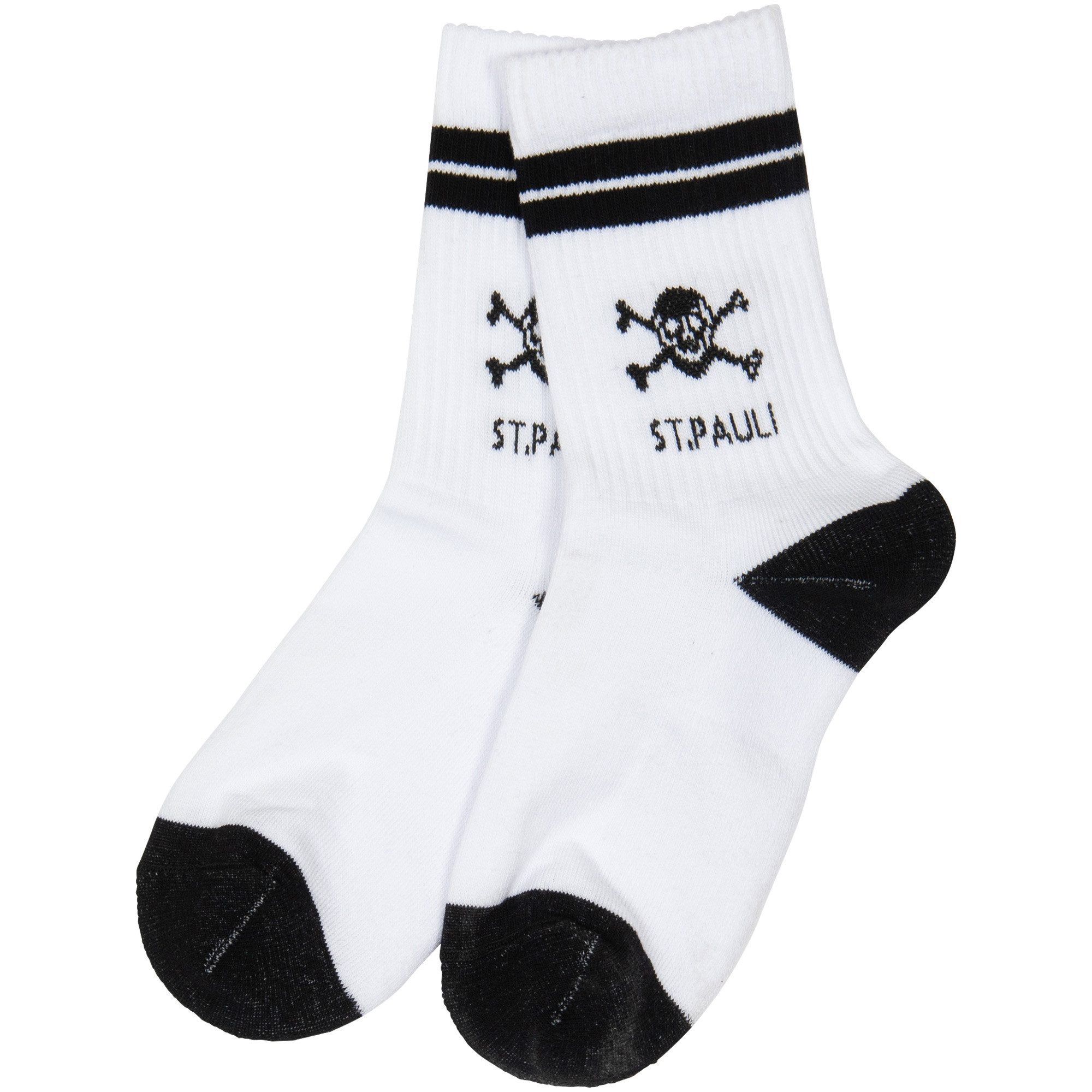 FC St. Pauli Socken FC St. Pauli - Socken Tennis Totenkopf - weiß