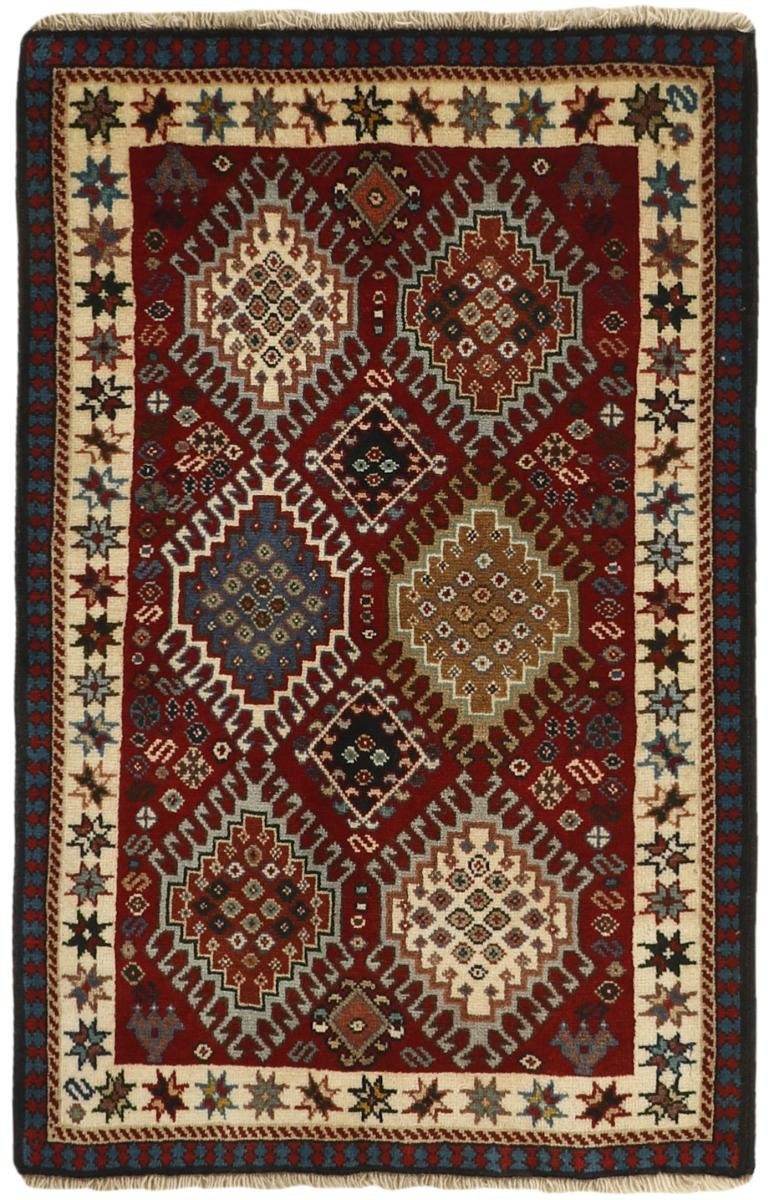 Orientteppich Yalameh 68x99 Handgeknüpfter Orientteppich / Perserteppich, Nain Trading, rechteckig, Höhe: 12 mm