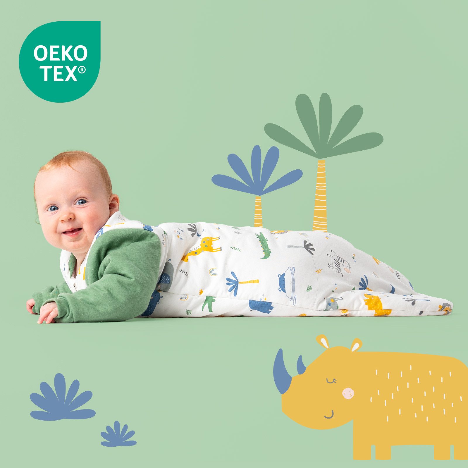 Schlummersack Kinderschlafsack Babyschlafsack, 3.5 Tog OEKO-TEX zertifizier günstig online kaufen