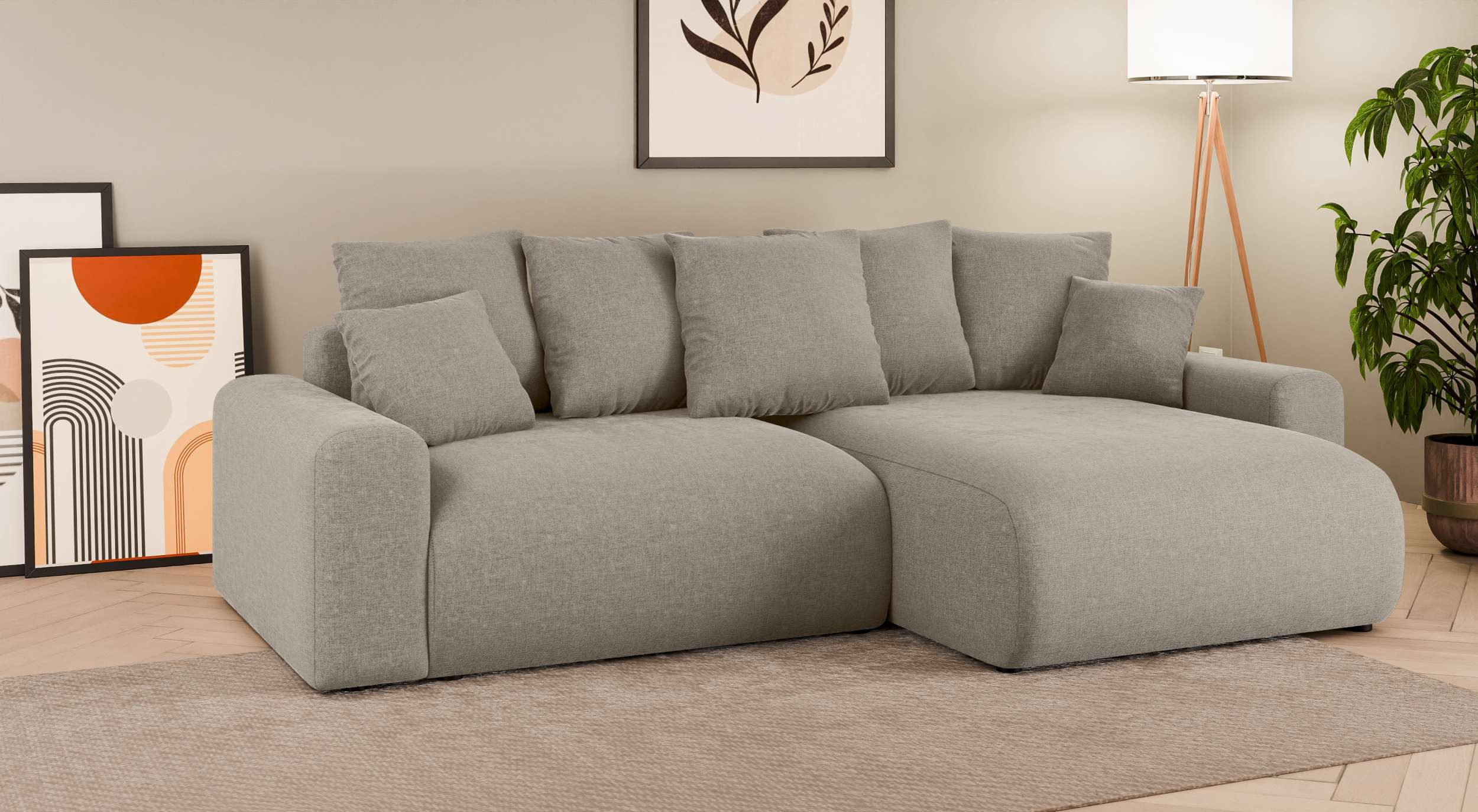 99rooms Ecksofa Emilia, Sofa L-Form, Eckcouch