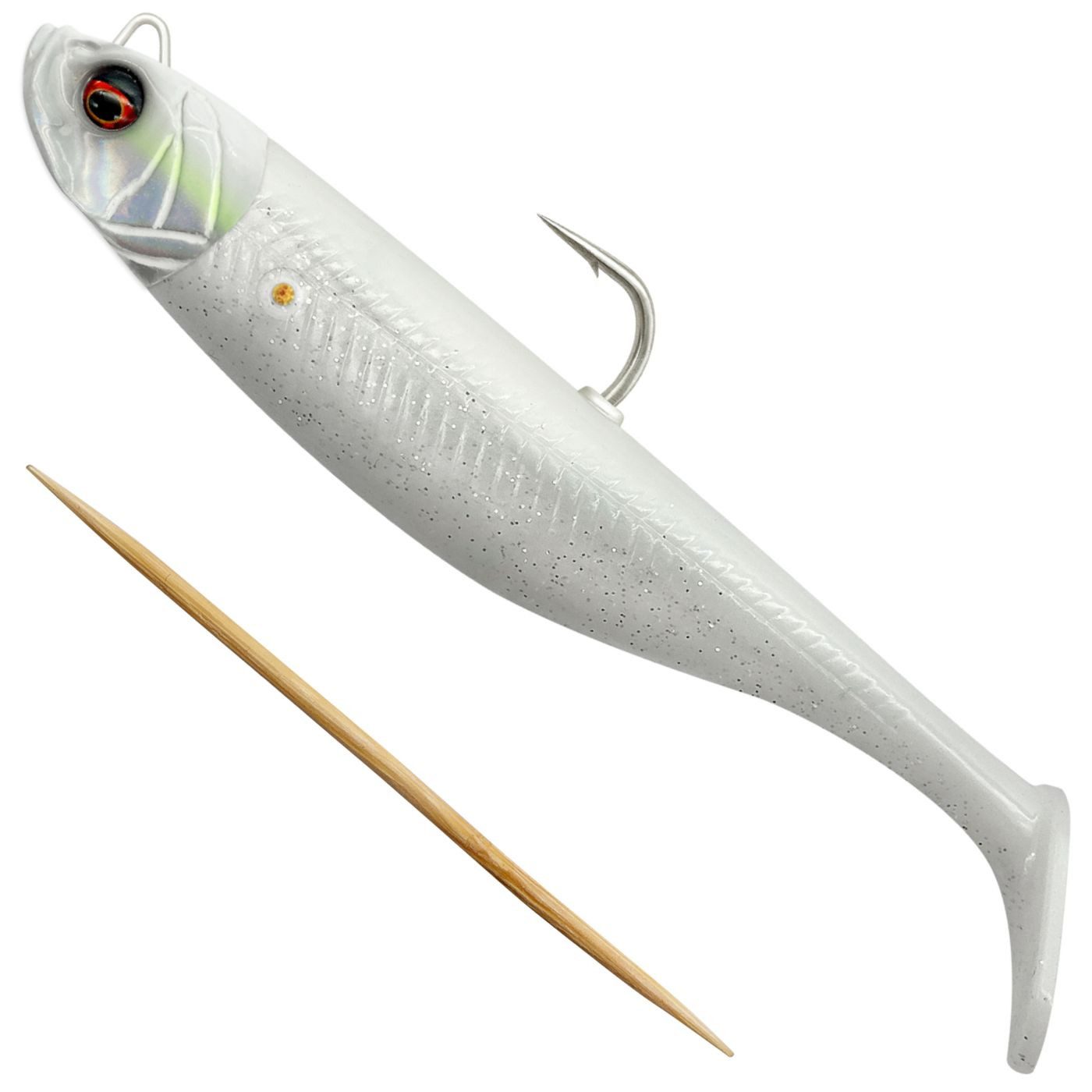 Savage Gear Kunstköder Savage Gear Minnow - 2 Gummifische + 1 Jigkopf