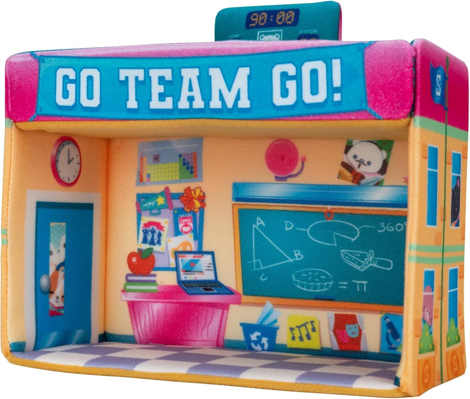 Squishmallow Plüschfigur Squishville Schule Spielset 5 cm Mini-Squishmallows Plüschfigur