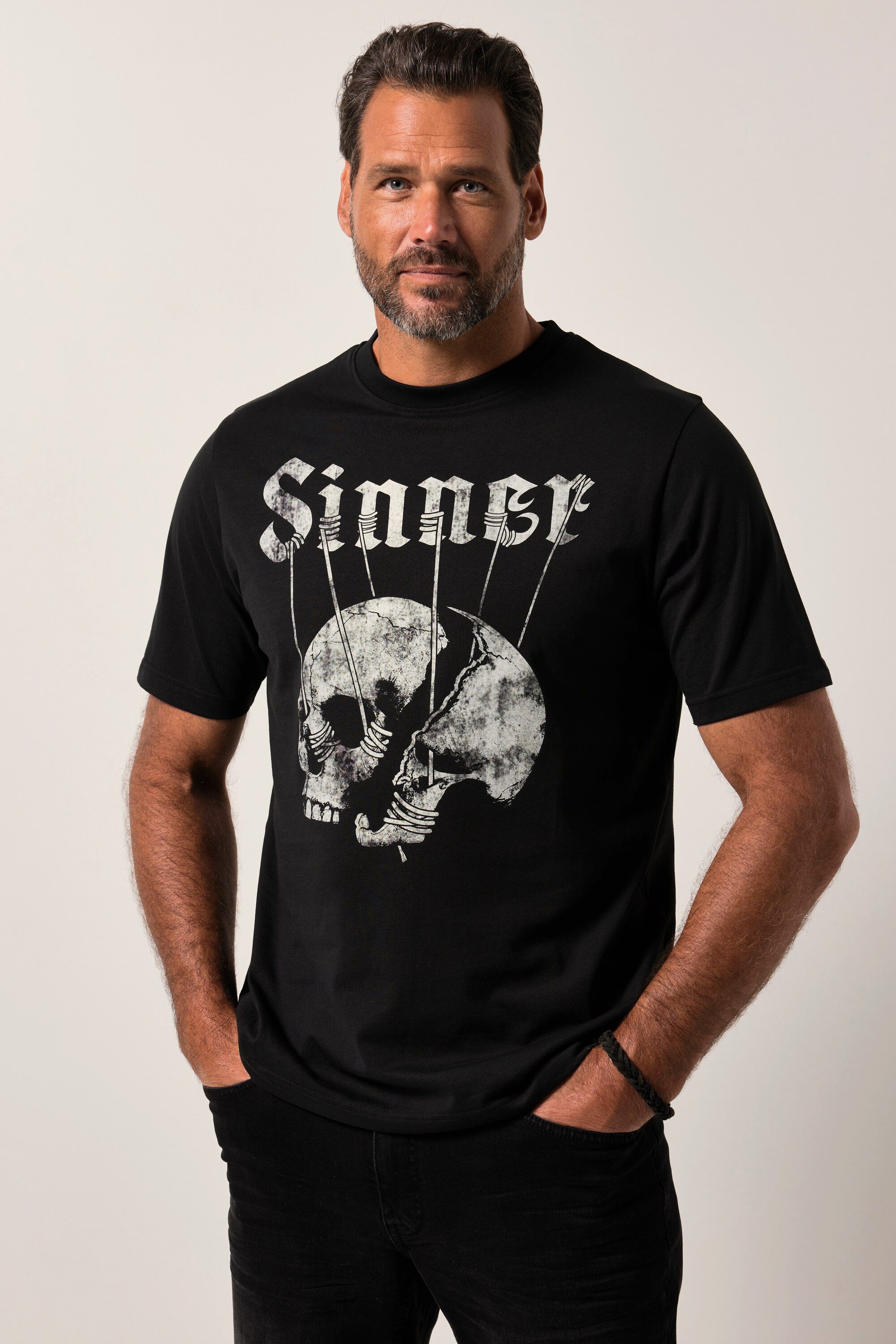 T-Shirt T-Shirt Halbarm Rundhals Print