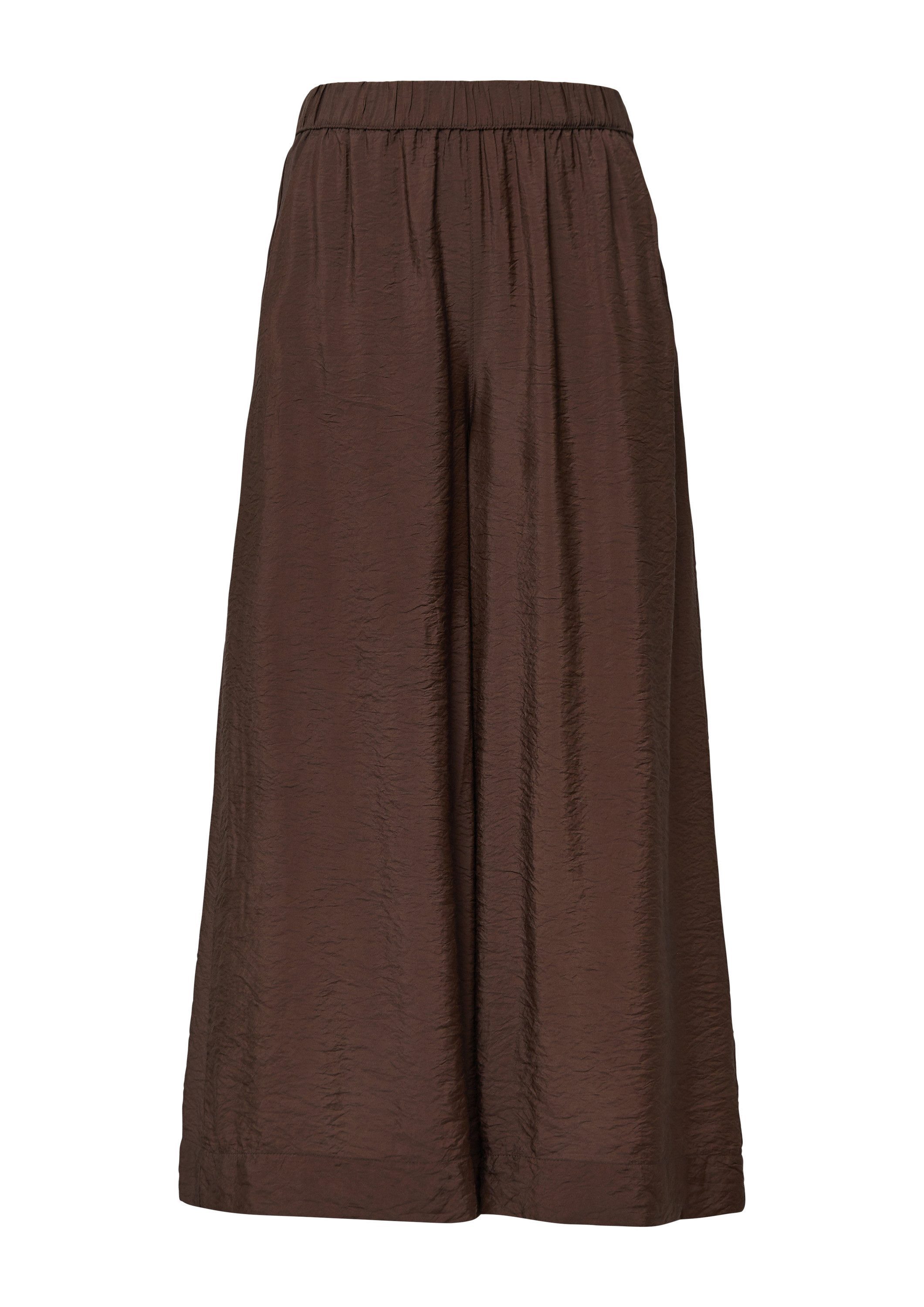 s.Oliver Chinos Hose Strukturierter Hosenrock aus Viskosemix günstig online kaufen