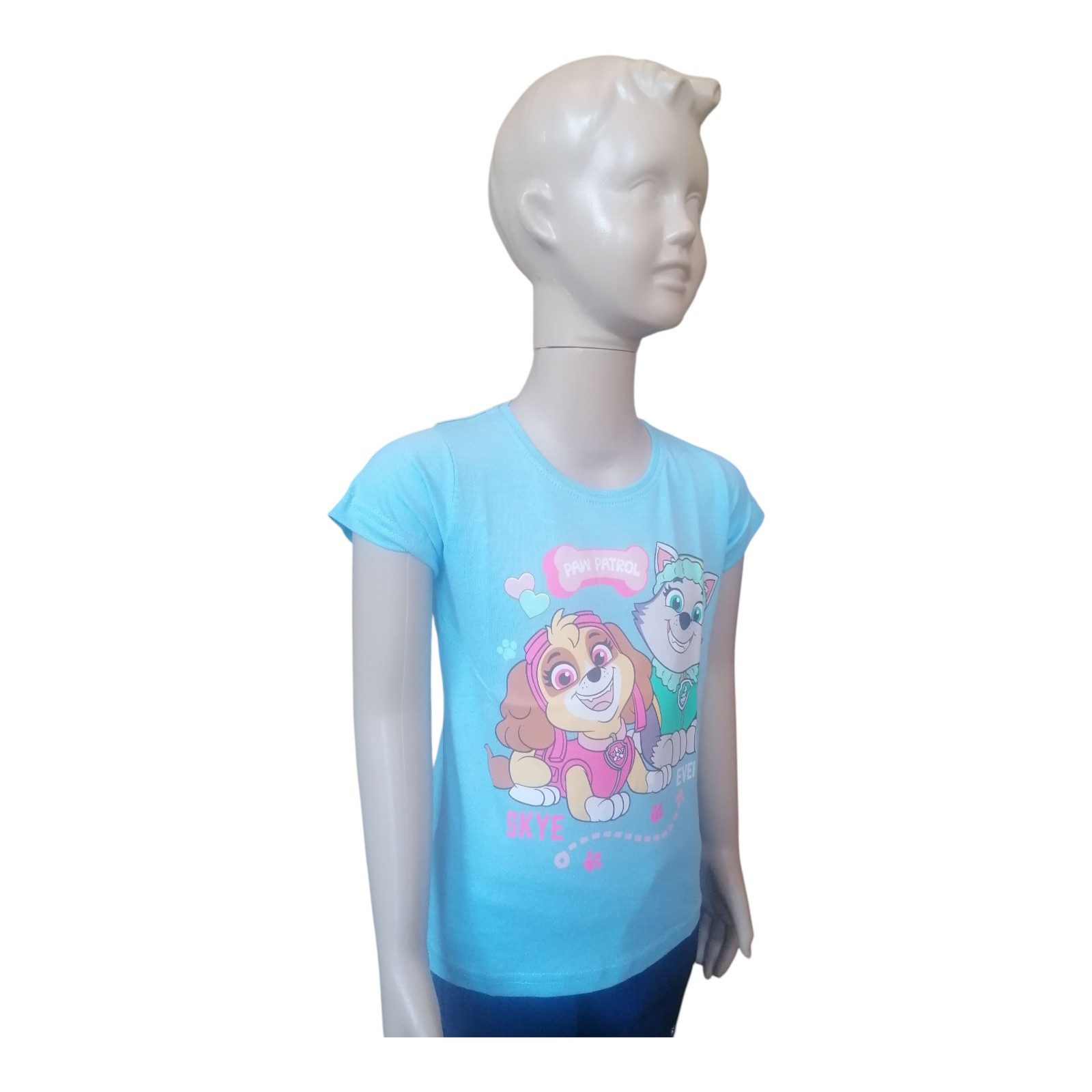 T-Shirt PAW Patrol Kurzarm- Shirt für Mädchen, Skye & Everest, Lila oder
