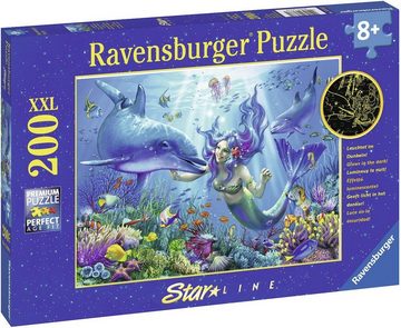 Ravensburger Puzzle Leuchtendes Unterwasserparadies, 200 Puzzleteile, leuchtet im Dunkeln, Made in Germany, FSC® - schützt Wald - weltweit