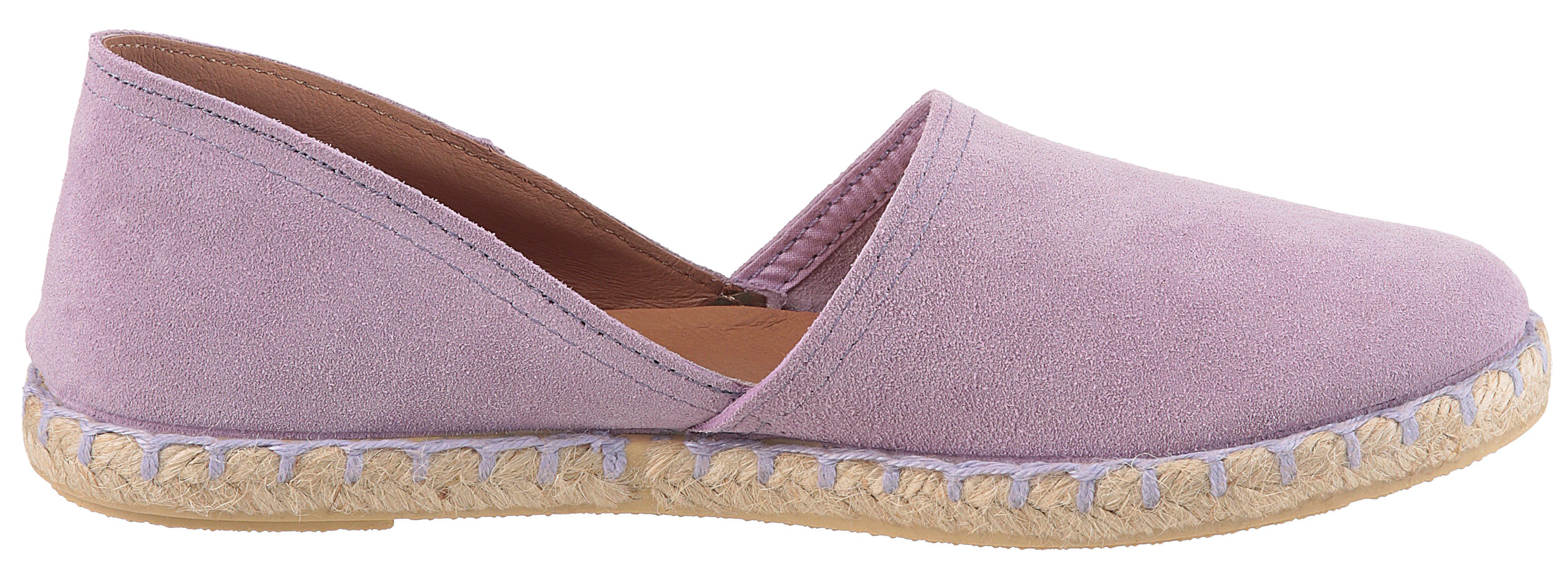 VERBENAS CARMEN SERRAJE Espadrille, Schlupfschuh, Sommerschuh, Loafer mit typischem Jute-Rahmen