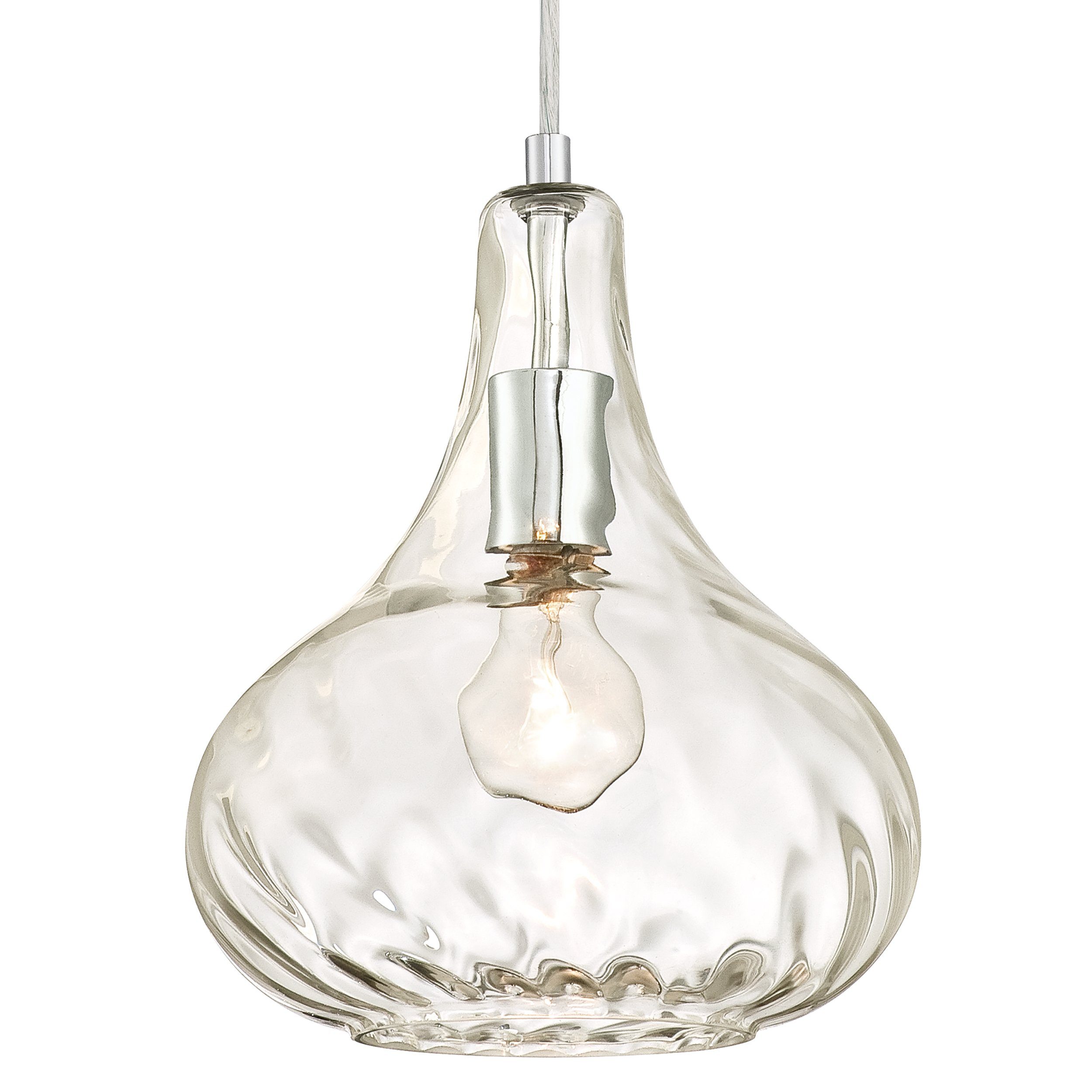 Westinghouse Pendelleuchte Hammered Glass, E27 günstig online kaufen