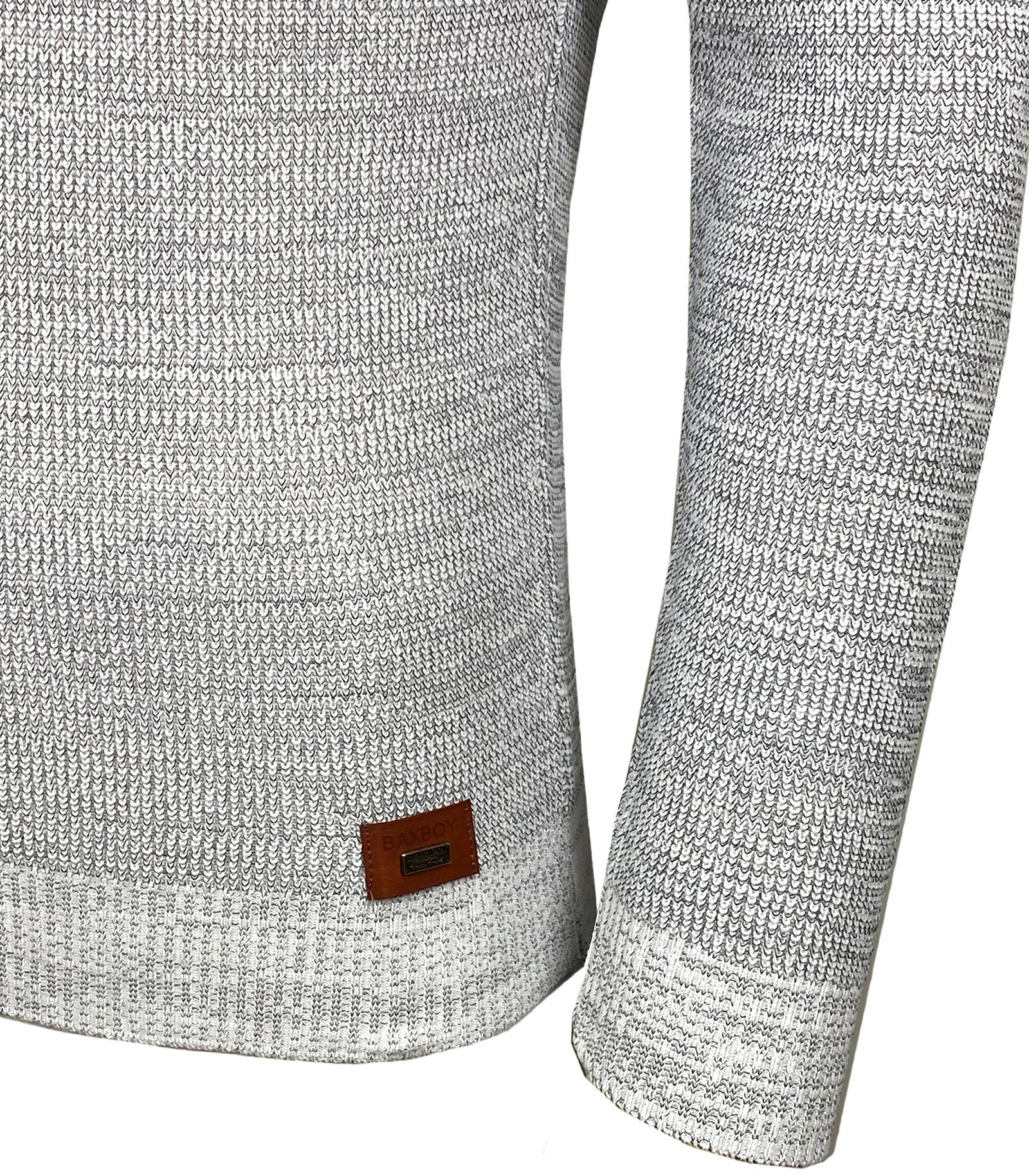 Baxboy Strickpullover Baxboy Herren Pullover V-Neck Strick-Pullover Moderner Männer 52205