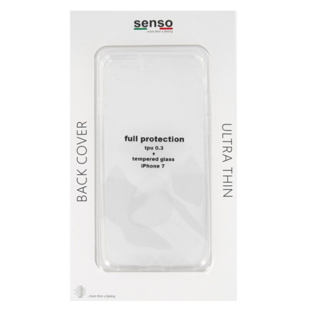 Handytasche Original Handyhülle für iPhone 7 Schwarz SEFPIP7TR (Bumper)