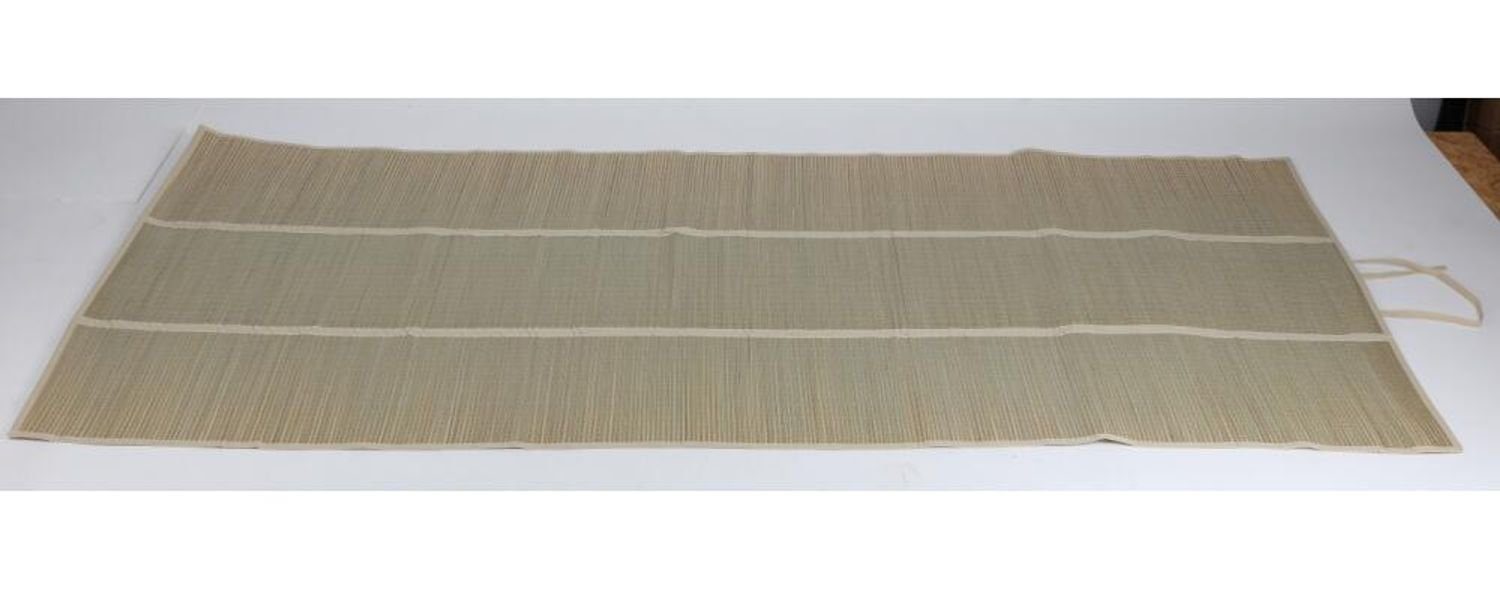 BURI Yogamatte 12x Decken Unterlage Strandmatte Tuch Sonnenliege 90x190cm Seegras