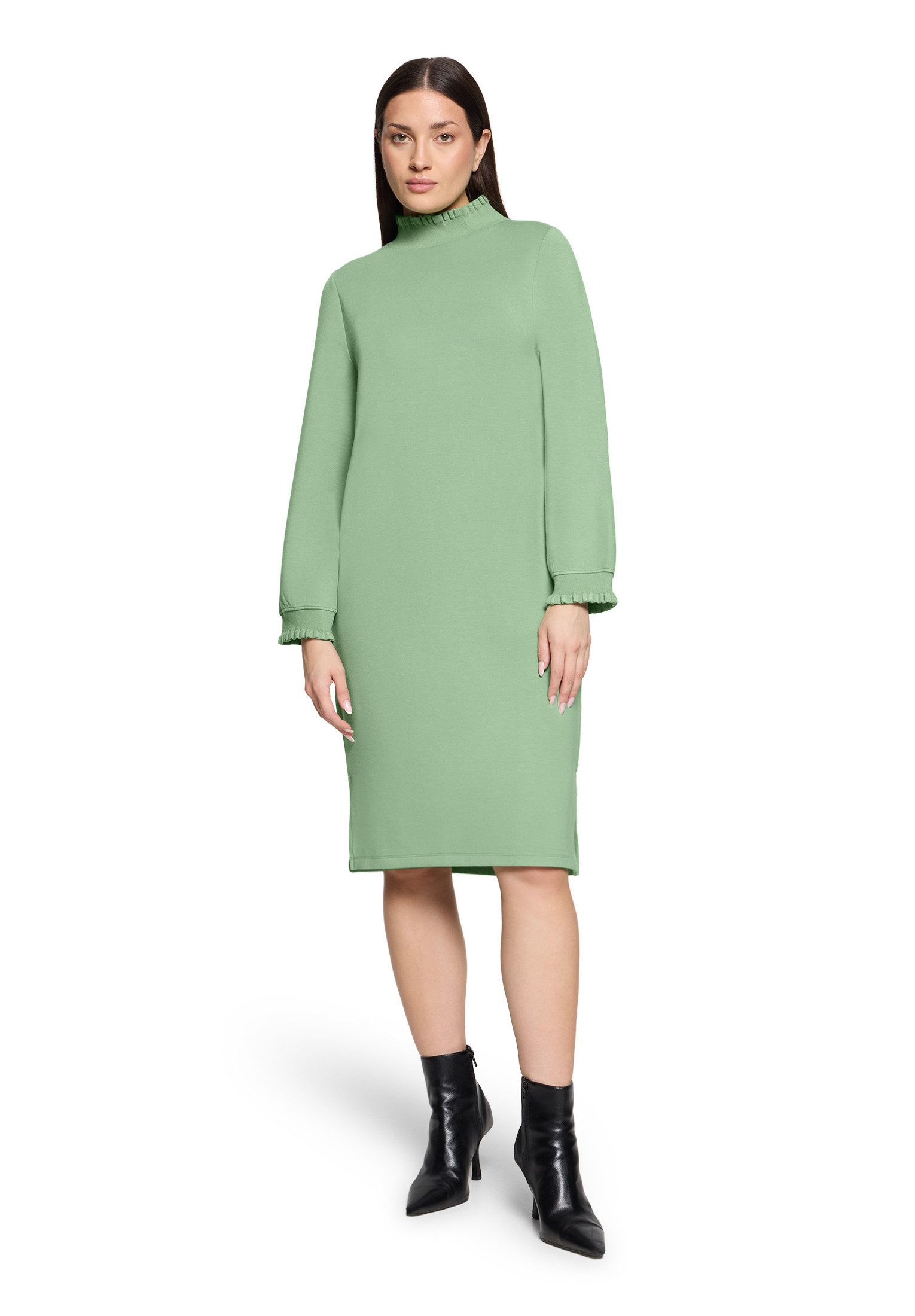 Druckkleid Damen mit Eingrifftaschen