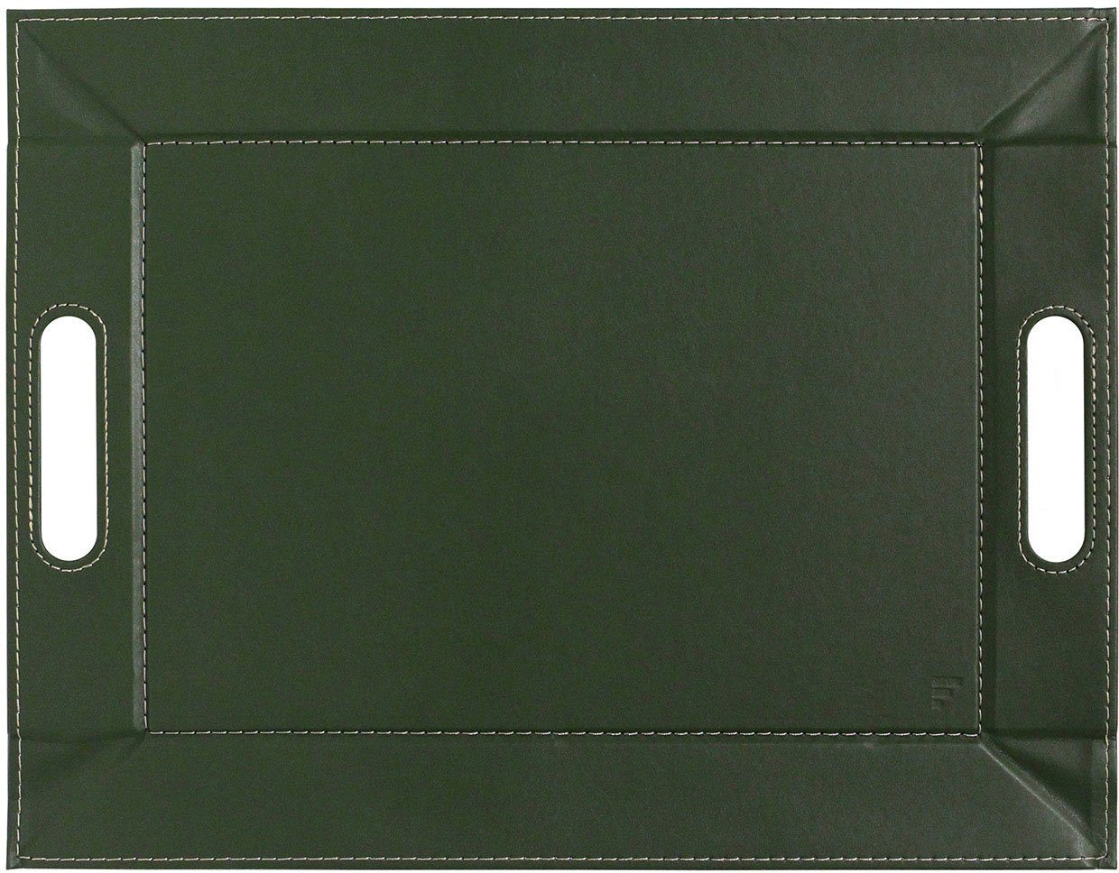 freeform Tablett DUO, 2-farbiges Wendetablett, Tablett und Tisch-Set in einem, wendbar, Kunstleder, (1-tlg), mit Doppelfunktion, pflegeleicht und kann platzsparend verstaut werden