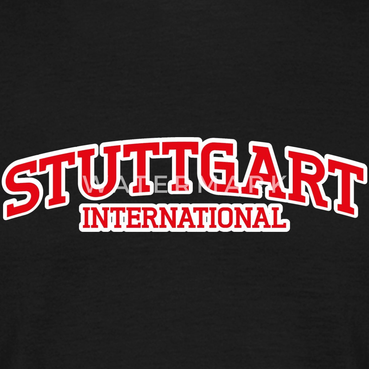 Spreadshirt T-Shirt Stuttgart International Fußball Männer T-Shirt (1-tlg) günstig online kaufen