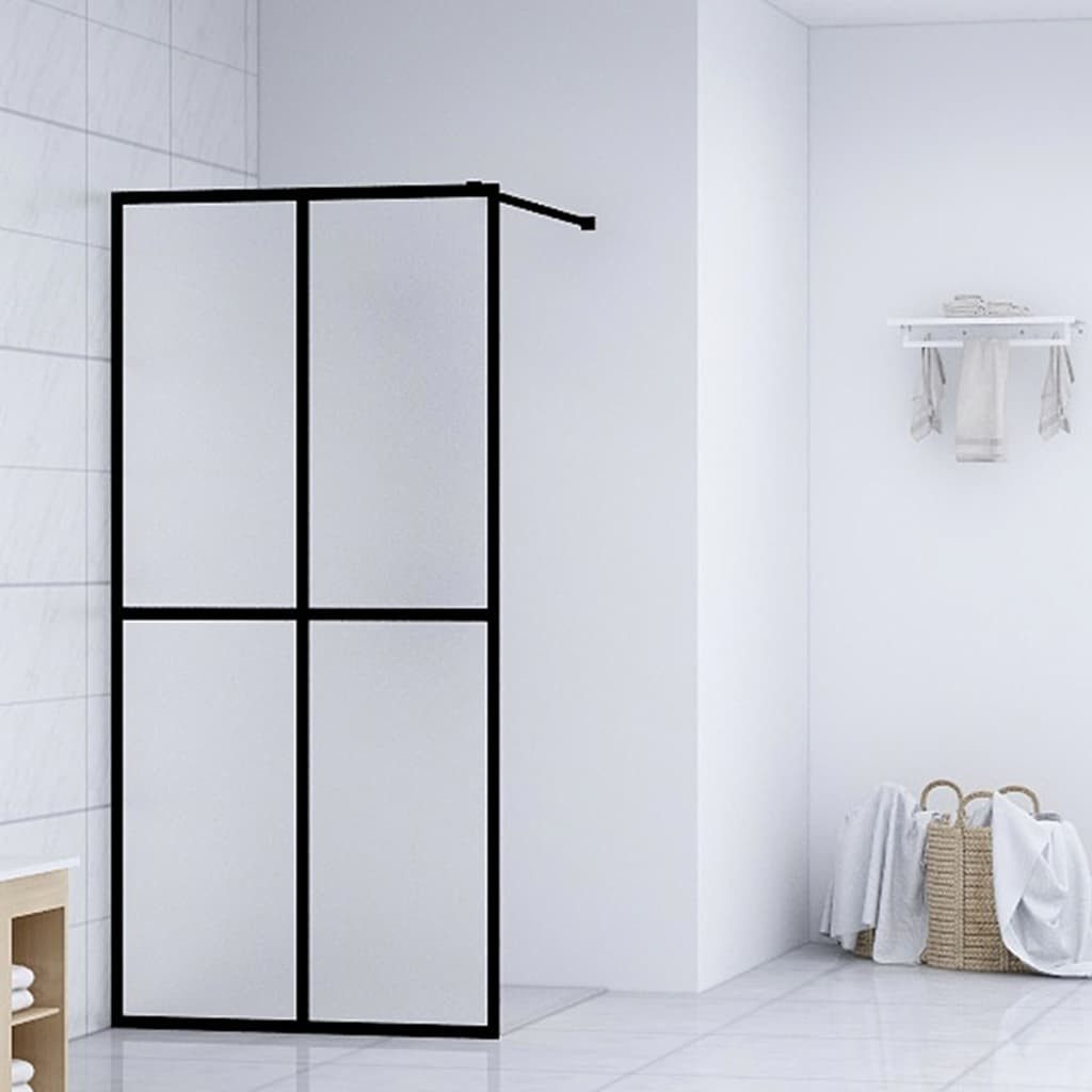 Thumbnail - vidaXL Duschwand, Duschabtrennung für Walk-in Dusche Mattes Sicherheitsglas 80x195 cm
