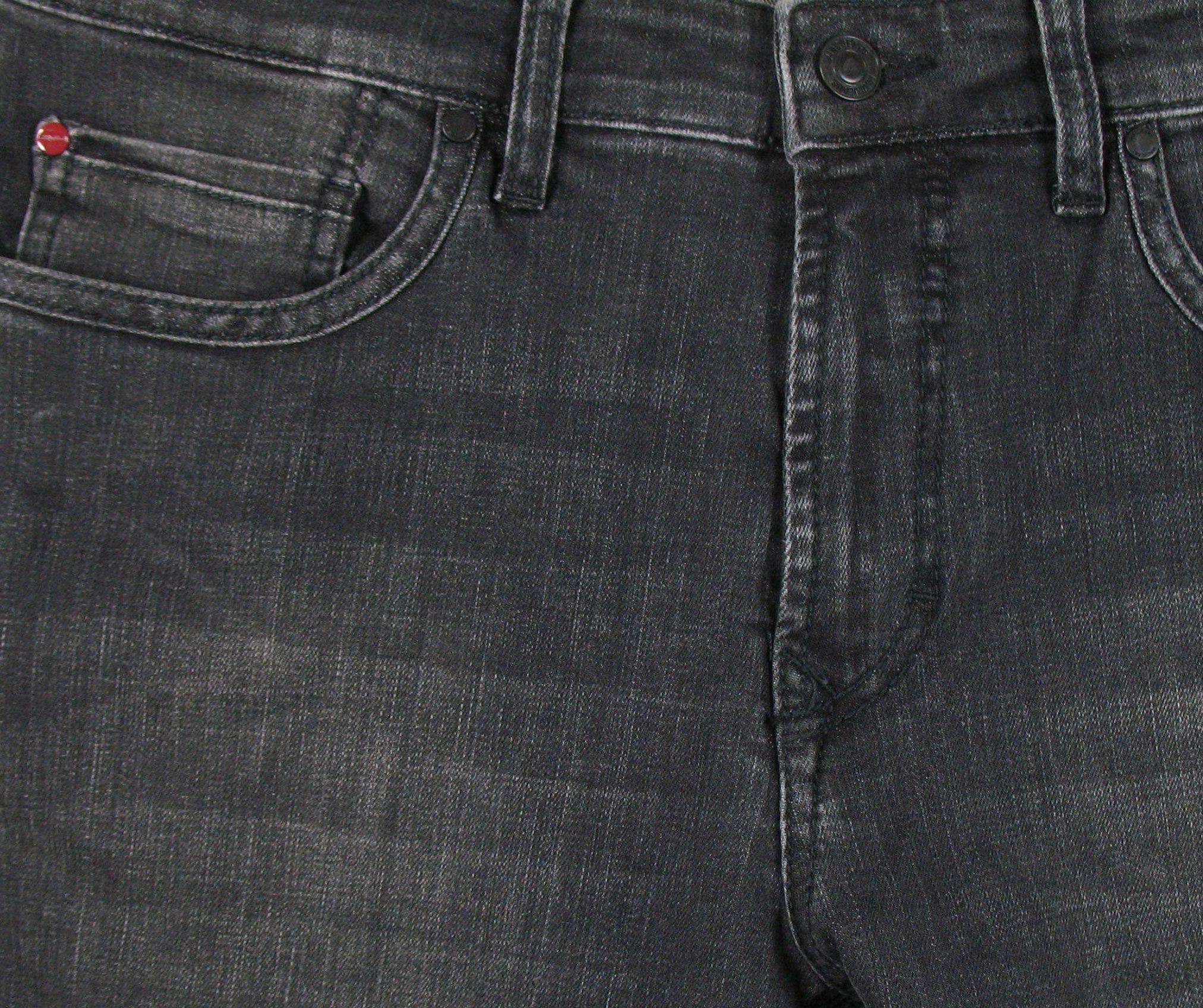 Charcoal Vintage MAC Pipe H875 Stretch-Denim 5-Pocket-Jeans Arne