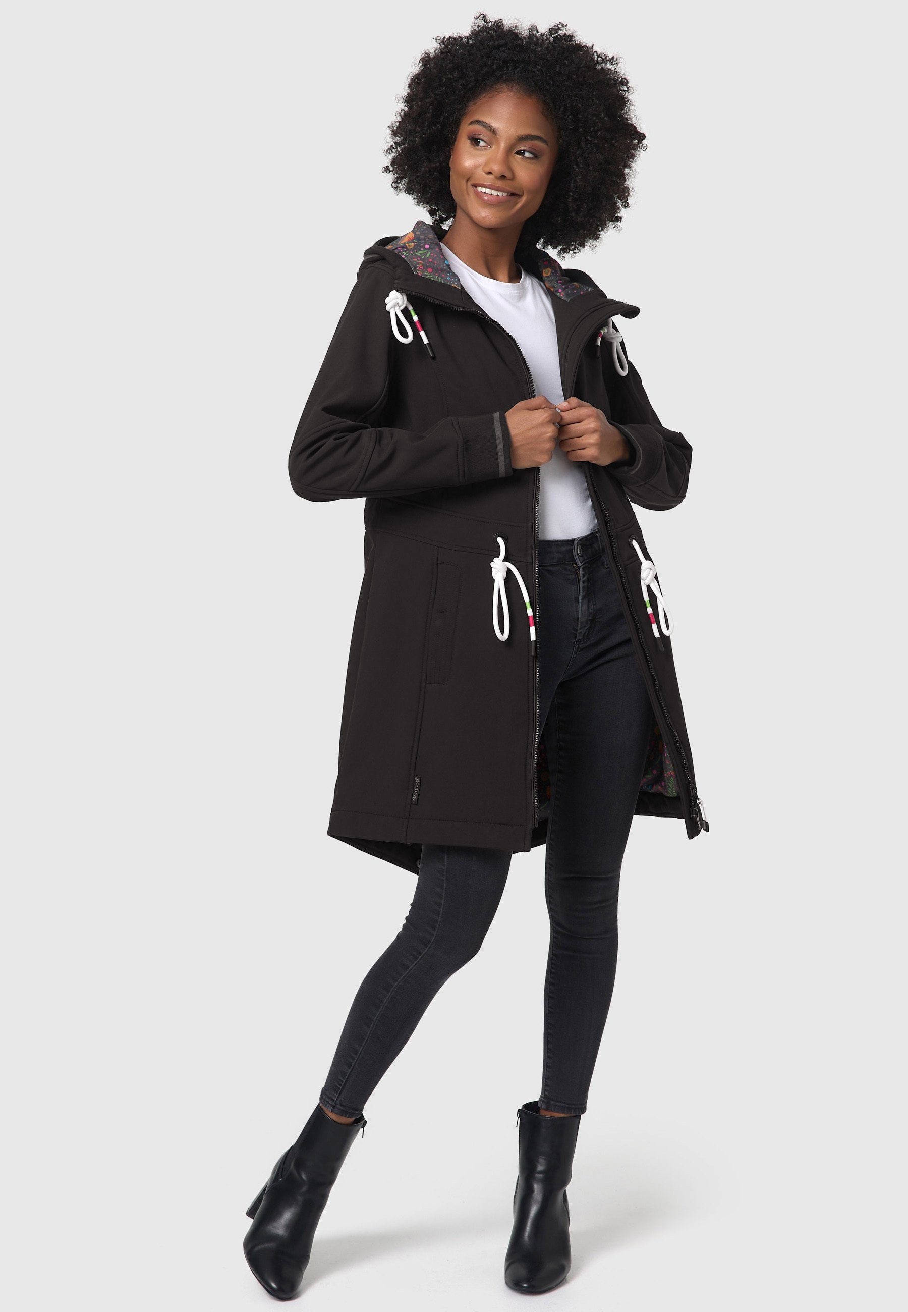 Marikoo Softshelljacke Mount Furnica mit hochschließendem Kragen – Bild 5 von 5