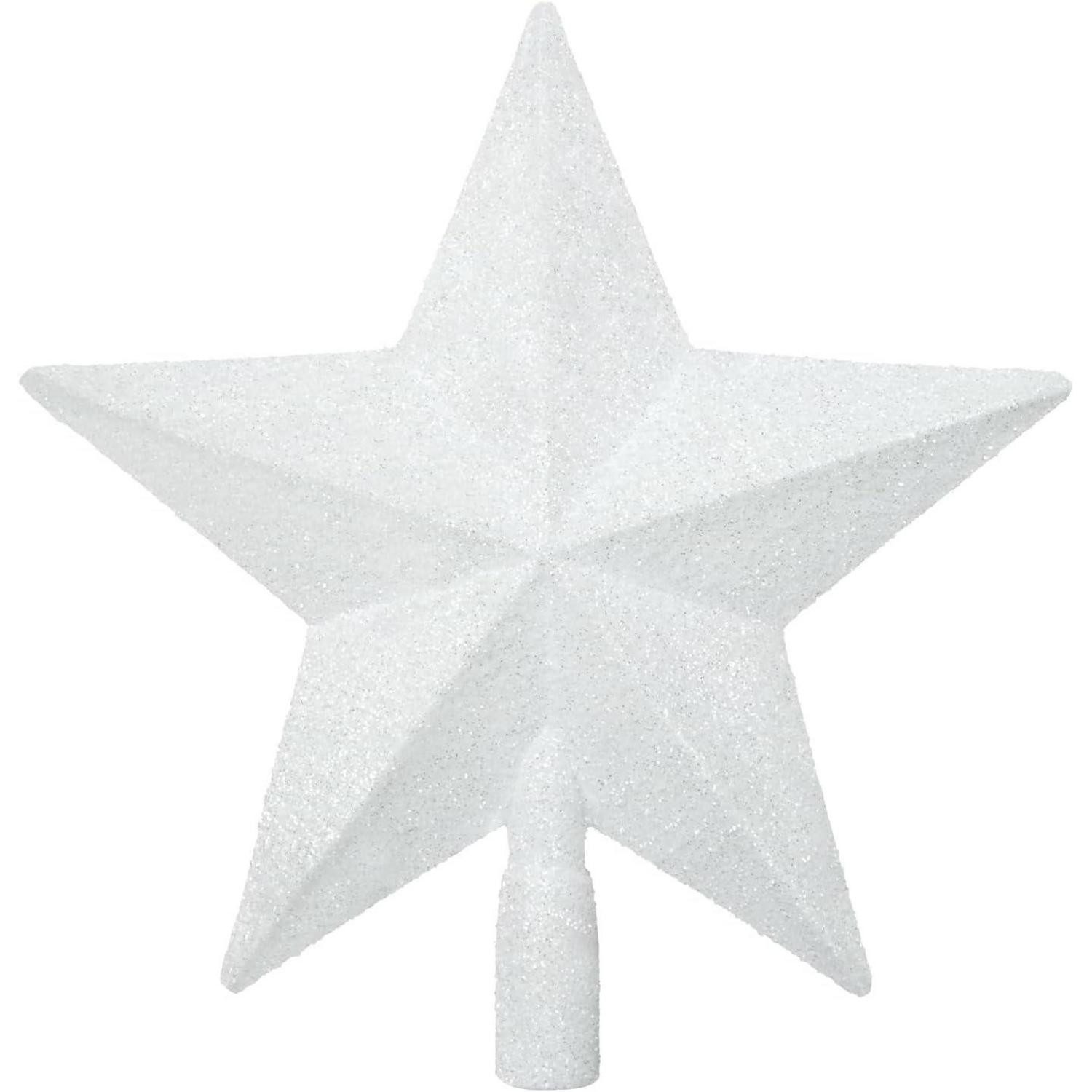 LuxusKollektion Christbaumspitze Weihnachtsbaumspitze Stern Glitzer