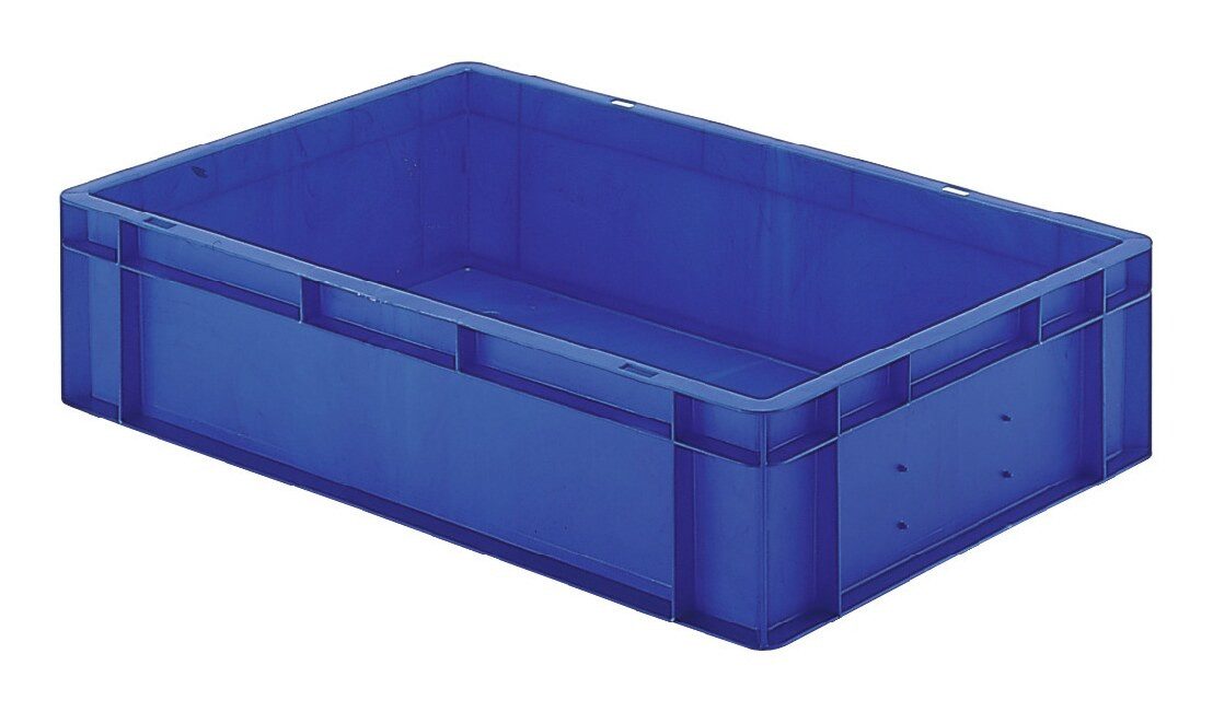 LA KA PE Stapelbox, Stapeltransportkasten 600 x 400 x 145 mm blau