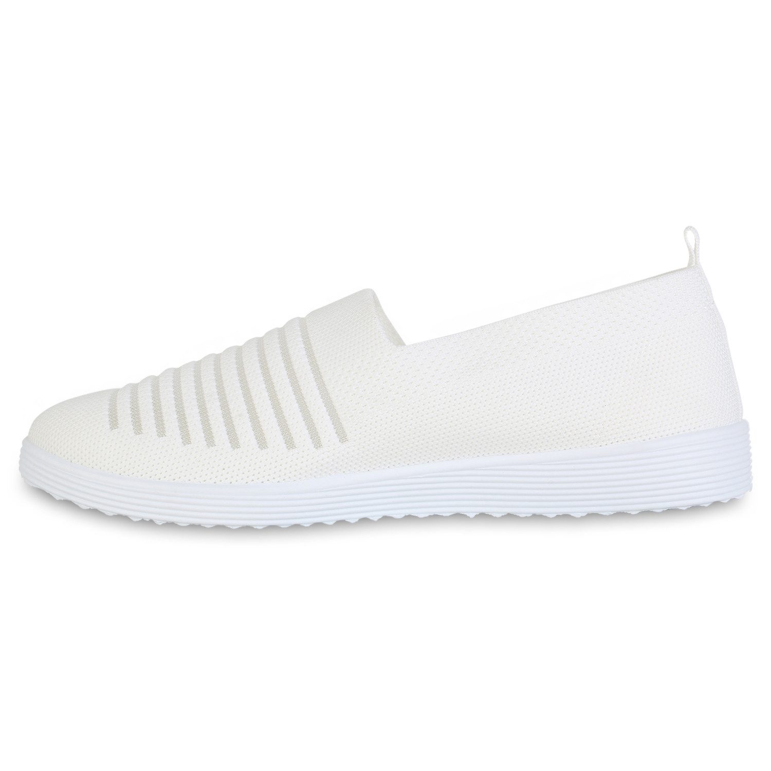 VAN HILL 841601 Slipper Damen Slip Ons Slippers Bequeme Strick Profil-Sohle günstig online kaufen