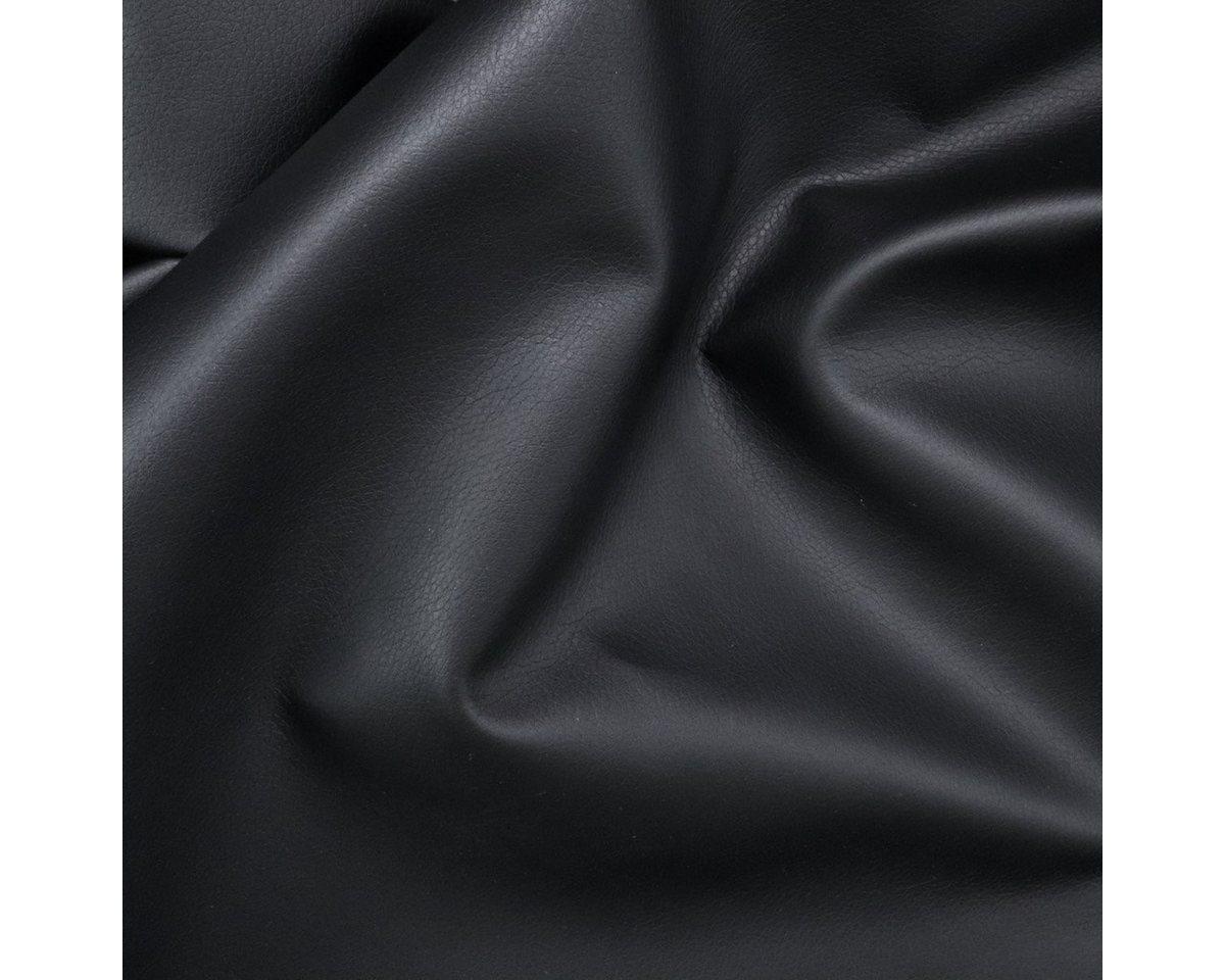Thumbnail - Stofferia Stoff Kunstleder Lederimitat Ecocuir Schwarz, Breite 140 cm, Meterware