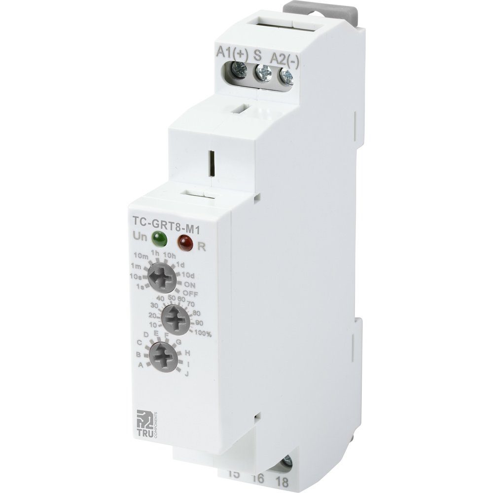 Zeitrelais TRU COMPONENTS TC-9963308 Zeitrelais Multifunktional 12 V/DC, 240 V/A