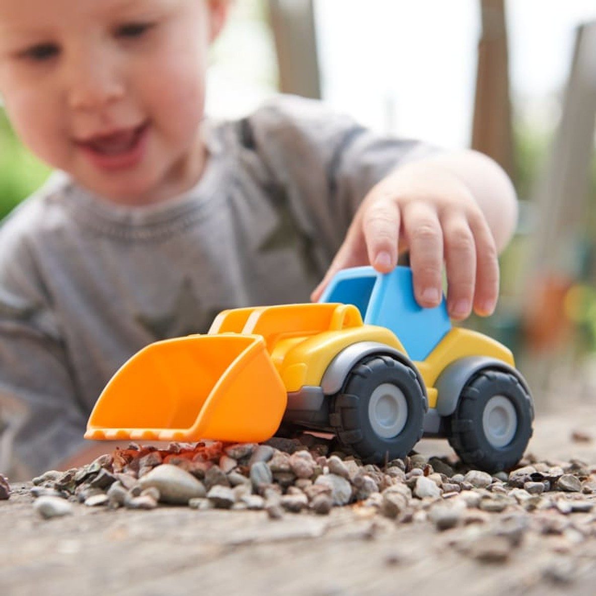 Haba Spielzeug-Radlader Spielzeugauto Radlader mit beweglicher Schaufel