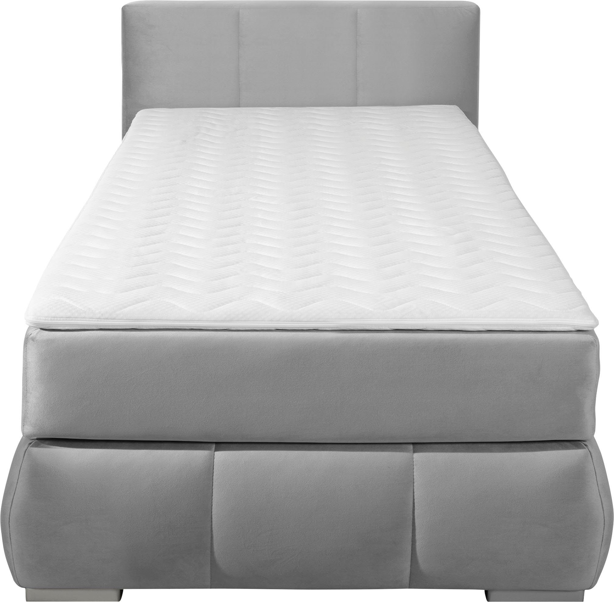 Home affaire Boxspringbett Chelles, inkl. Kaltschaumtopper, in 5 Breiten und 3 Matratzenarten